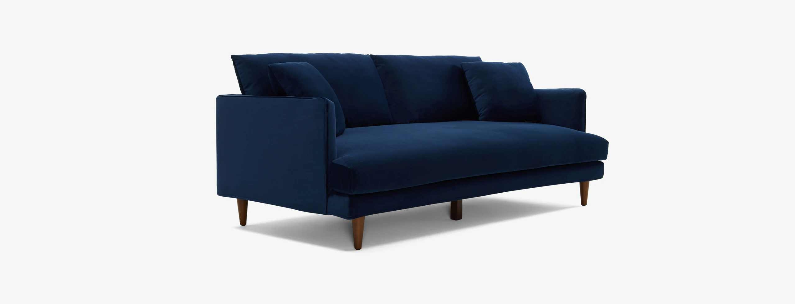 Lewis Slipcovered Sofa Royale Cobalt