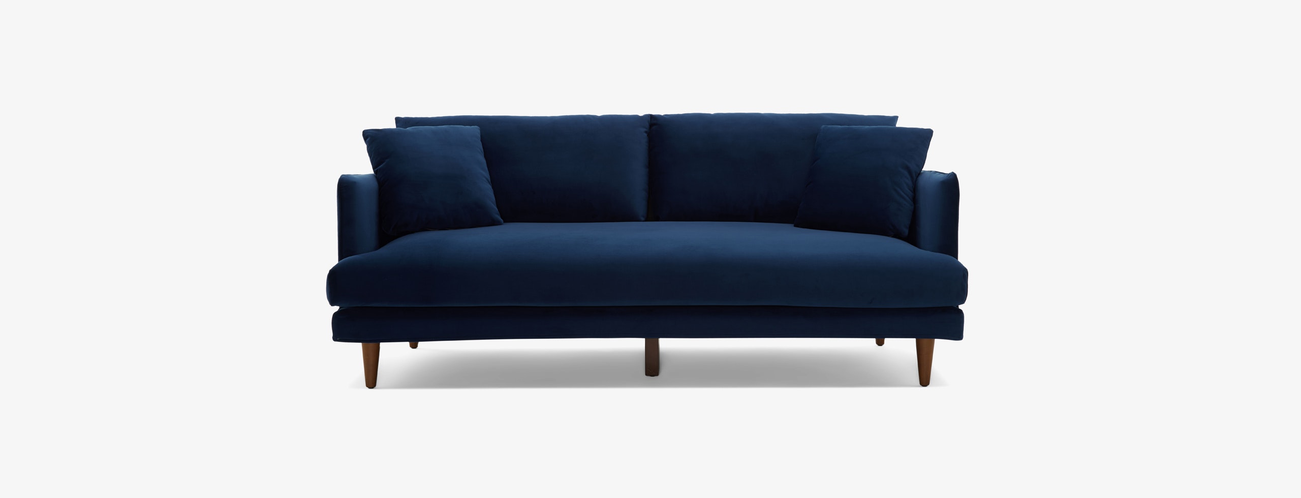 Lewis Slipcovered Sofa Royale Cobalt