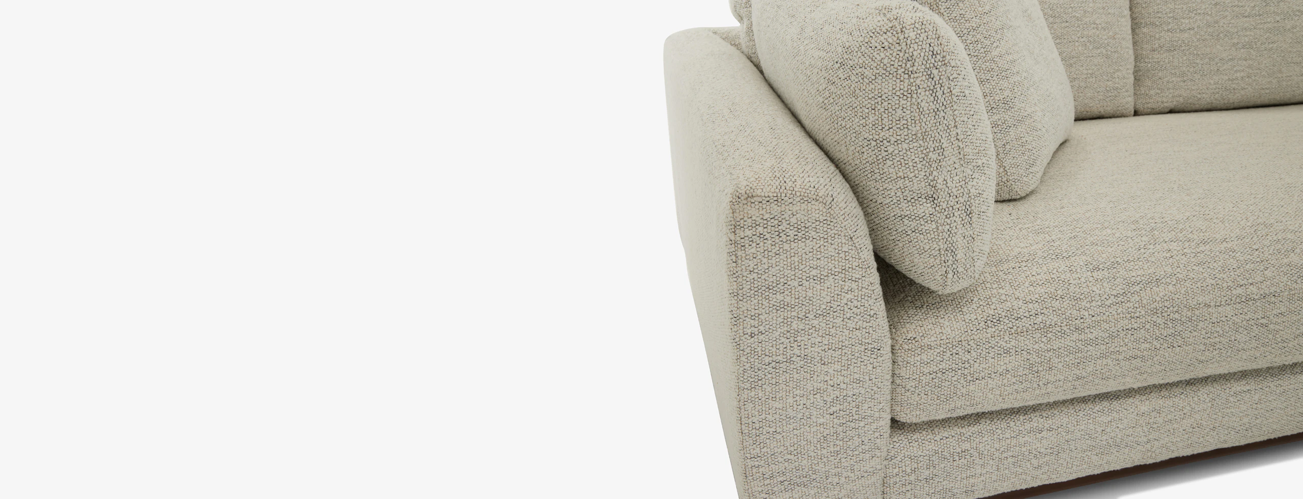 Miller Double Chaise Sectional Borough Cotton