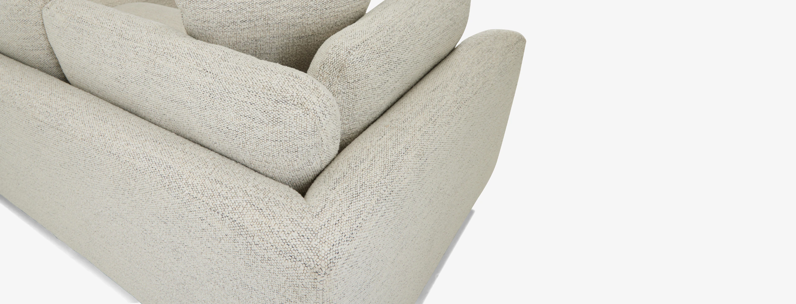 Miller Double Chaise Sectional Borough Cotton