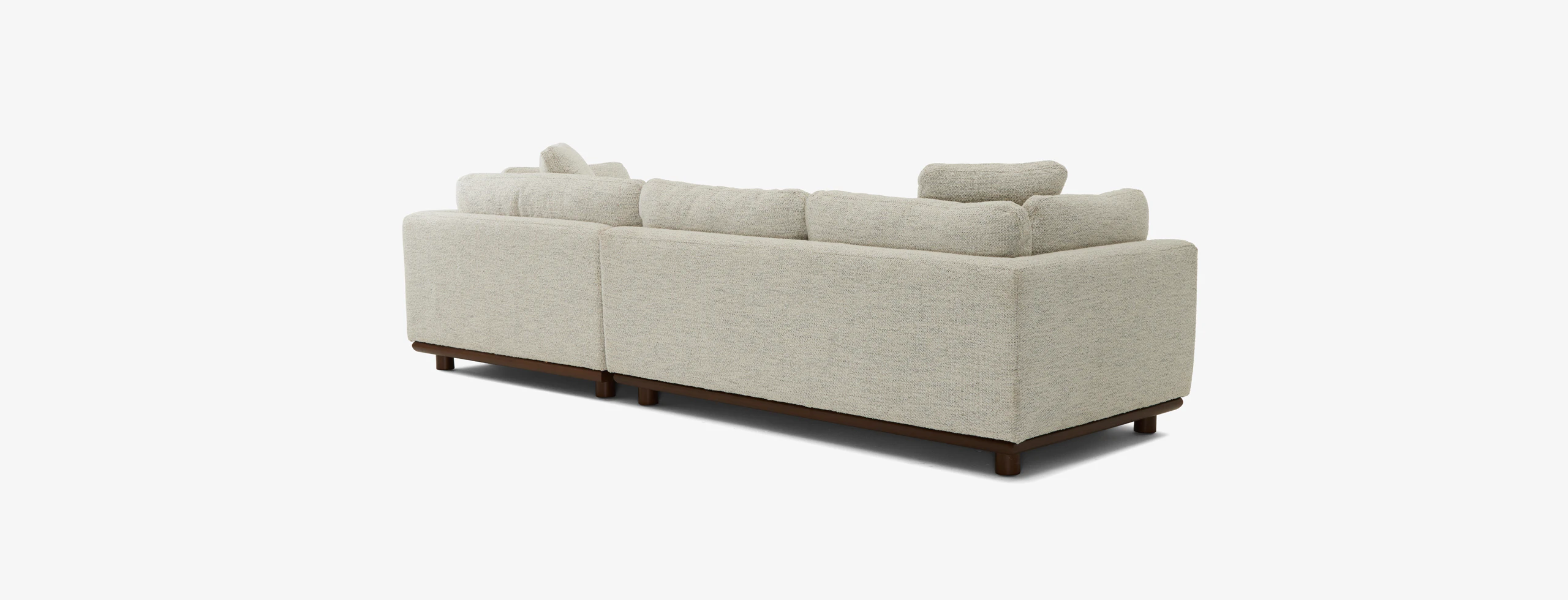 Miller Double Chaise Sectional Borough Cotton