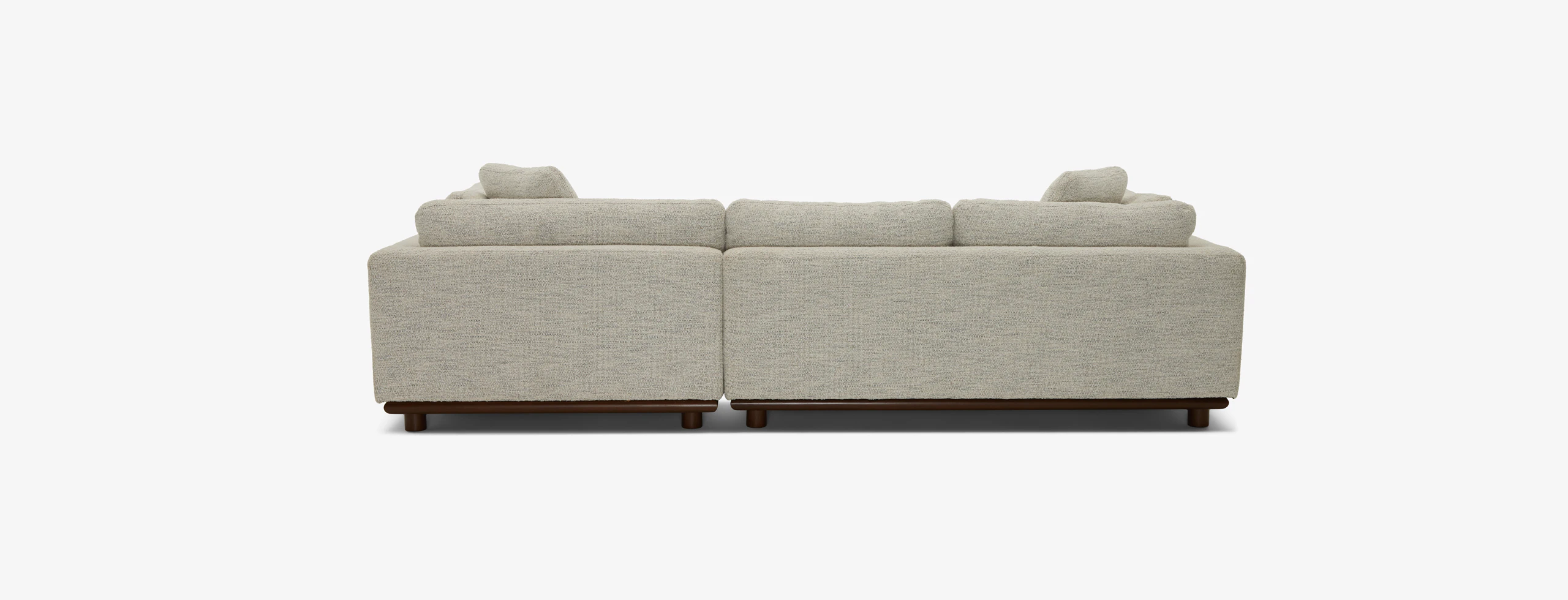 Miller Double Chaise Sectional Borough Cotton