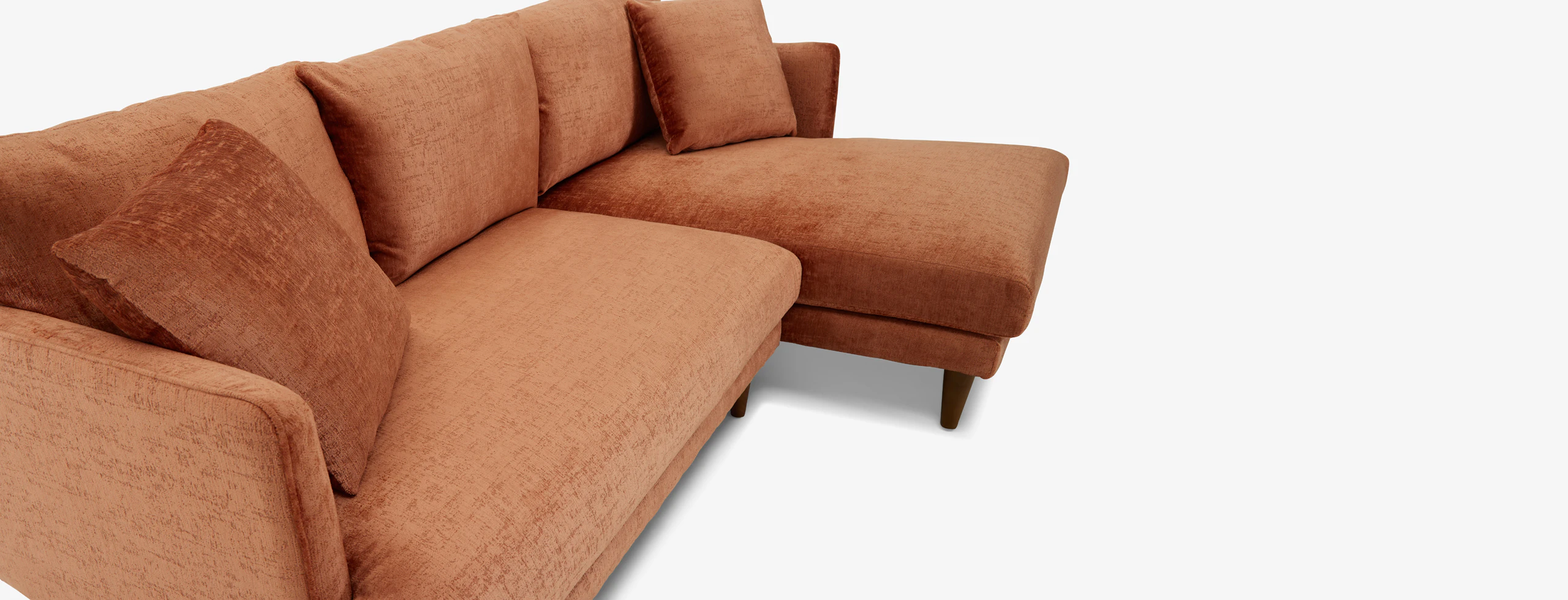 Lewis Aparment Sectional Plush Terra Rose 342x