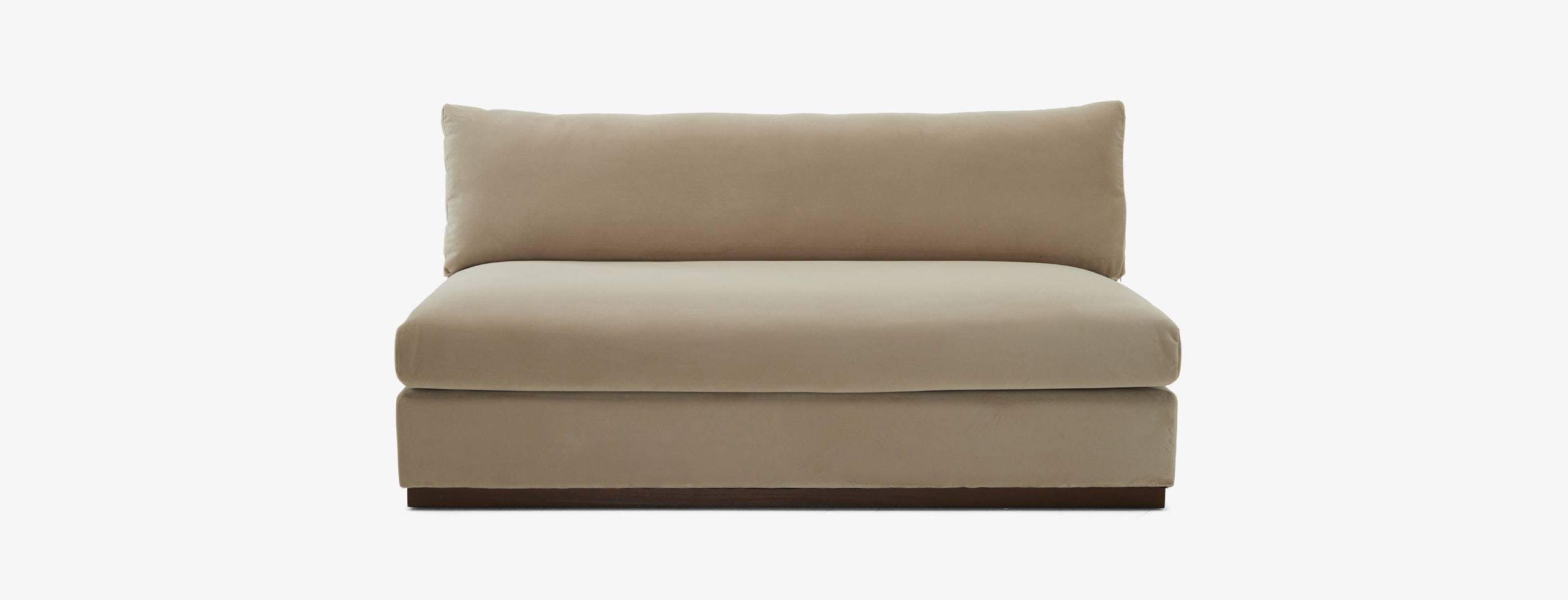 Holt Armless Loveseat Royale Sand