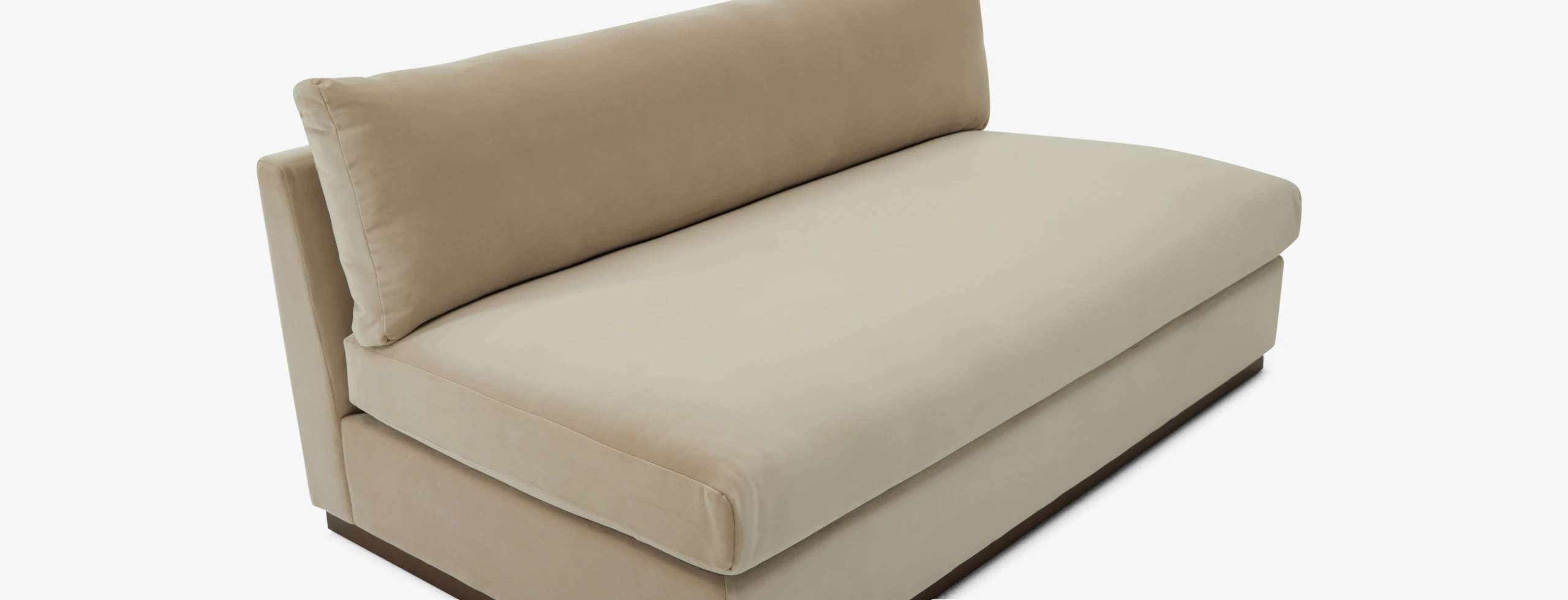 Holt Armless Loveseat Royale Sand