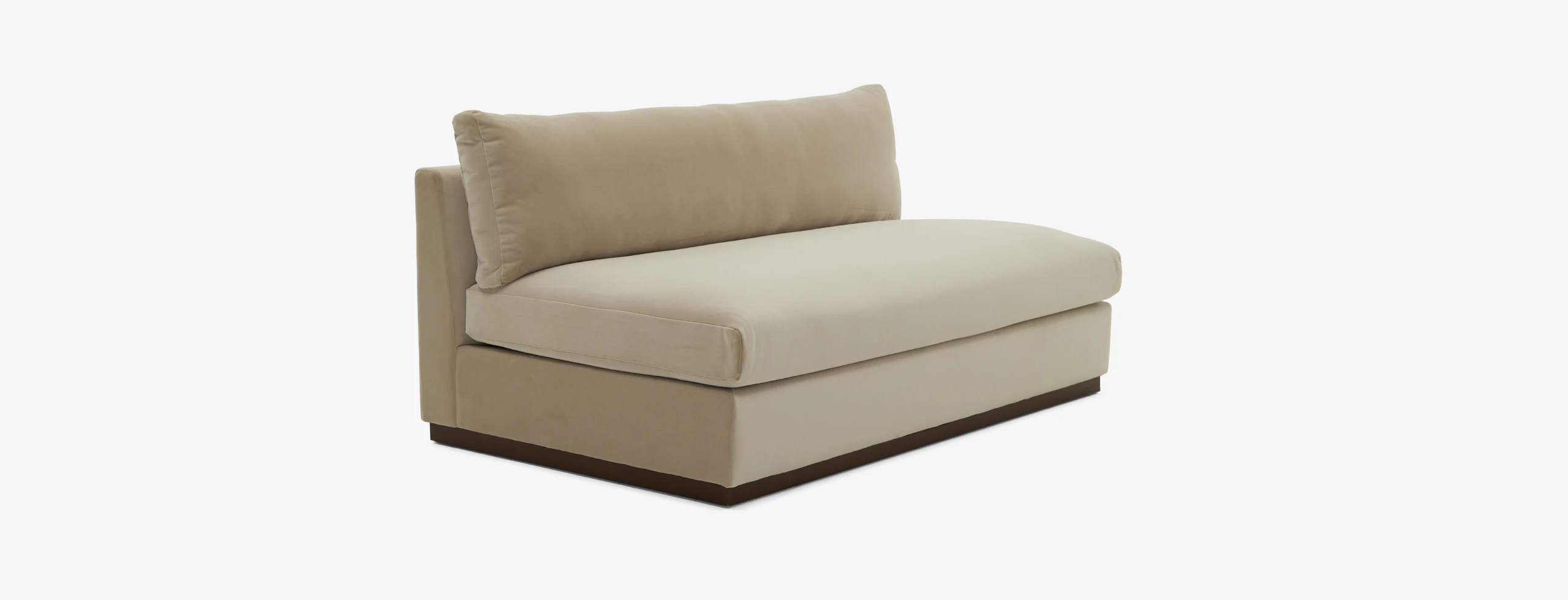Holt Armless Loveseat Royale Sand