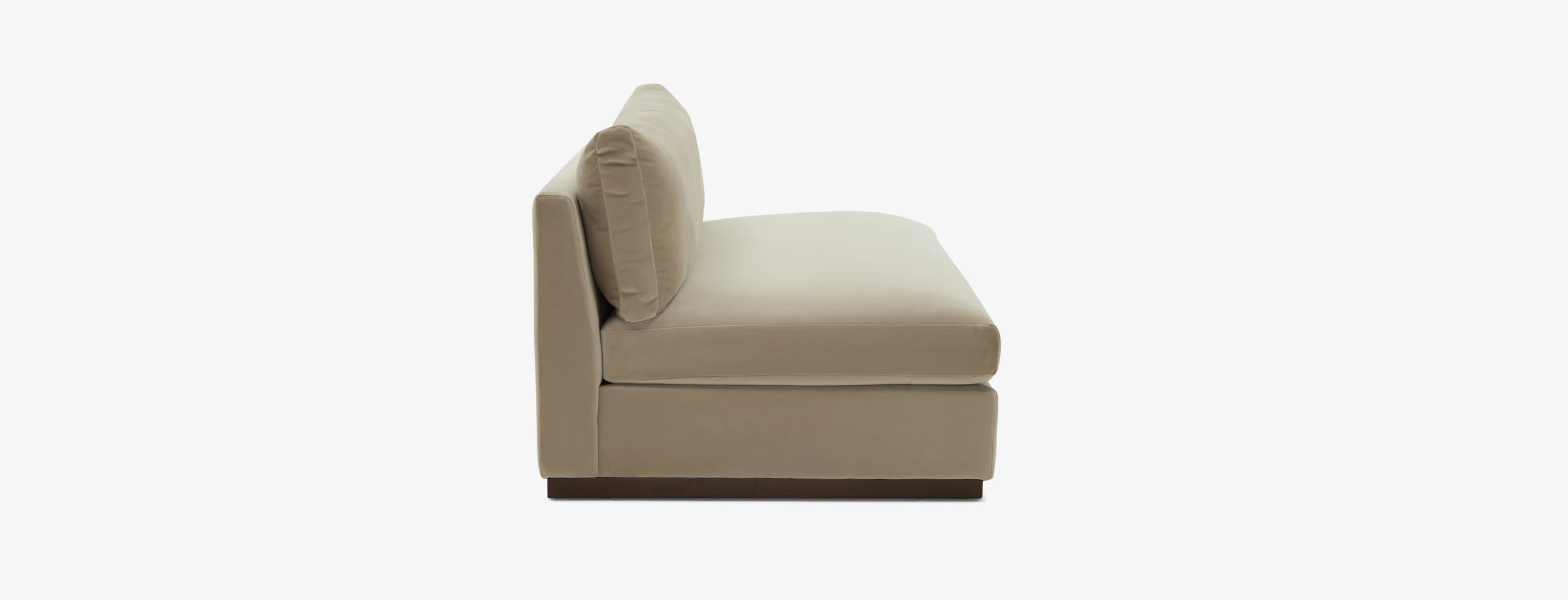 Holt Armless Loveseat Royale Sand