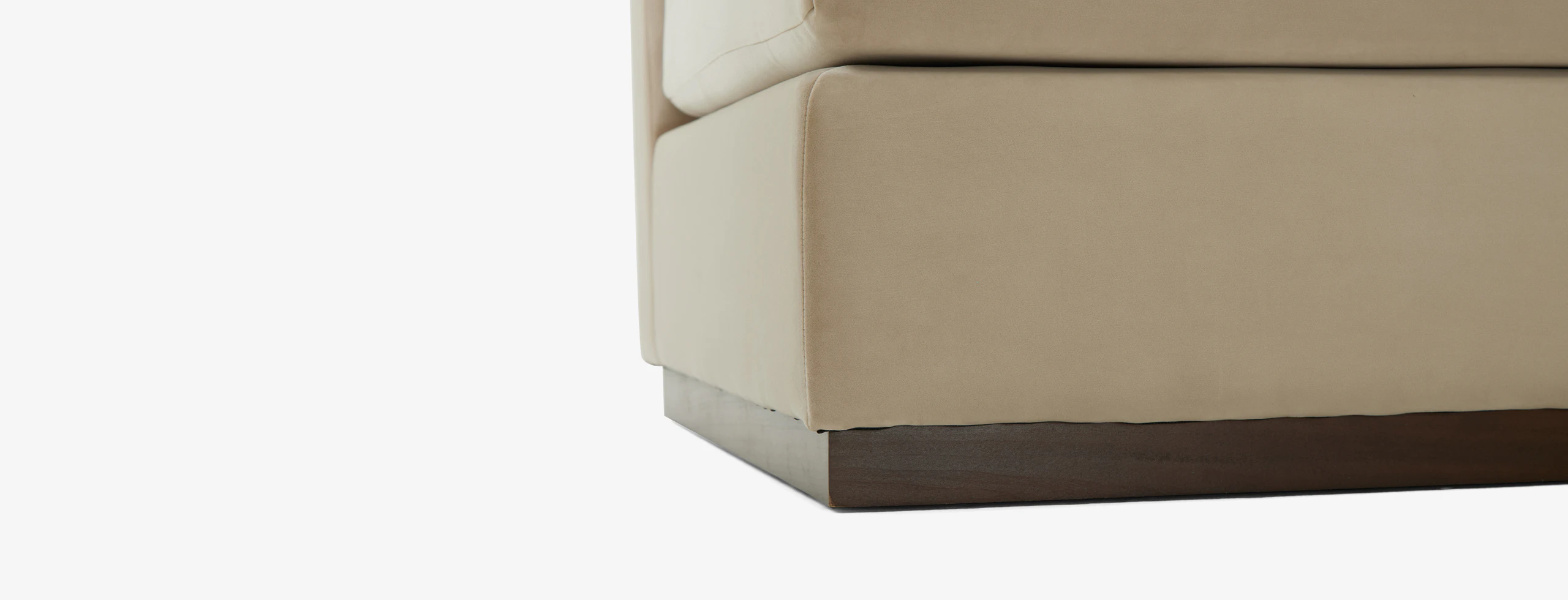 Holt Loveseat Bumper With Ottoman Sectional Royale Sand