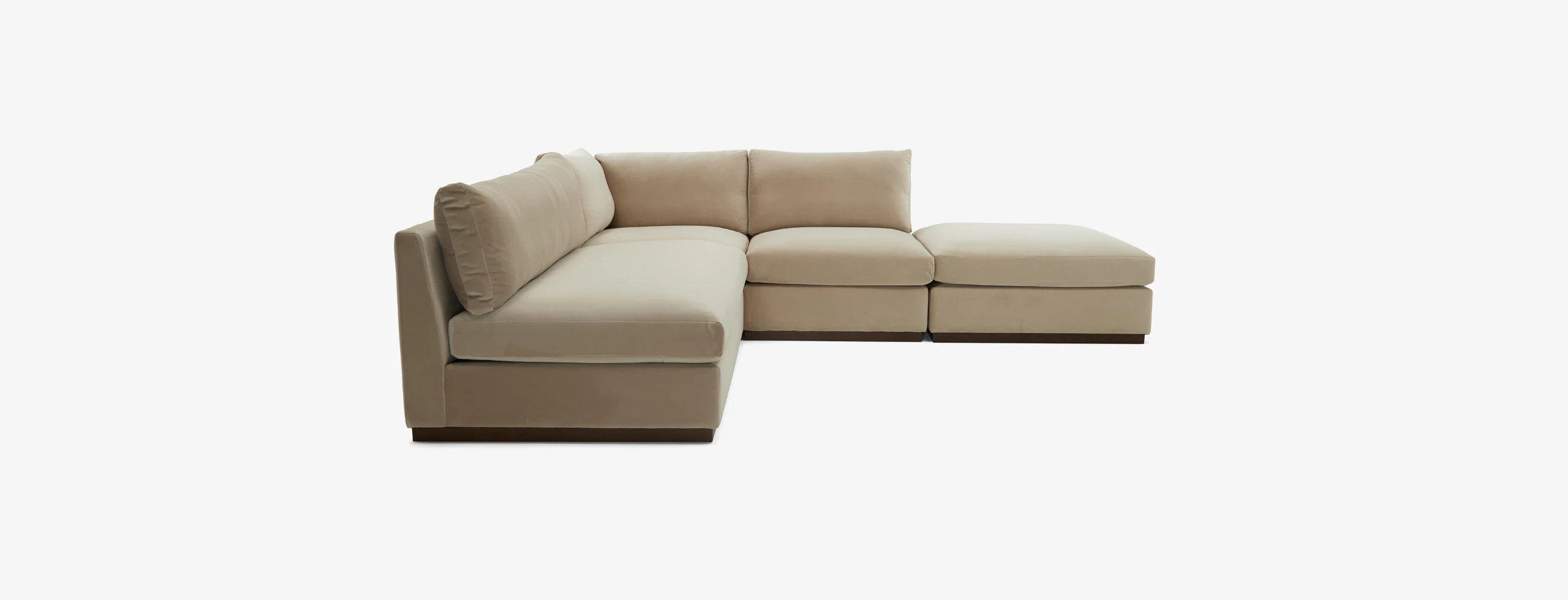 Holt Modular Armless Corner Sectional - Thumbnail 5