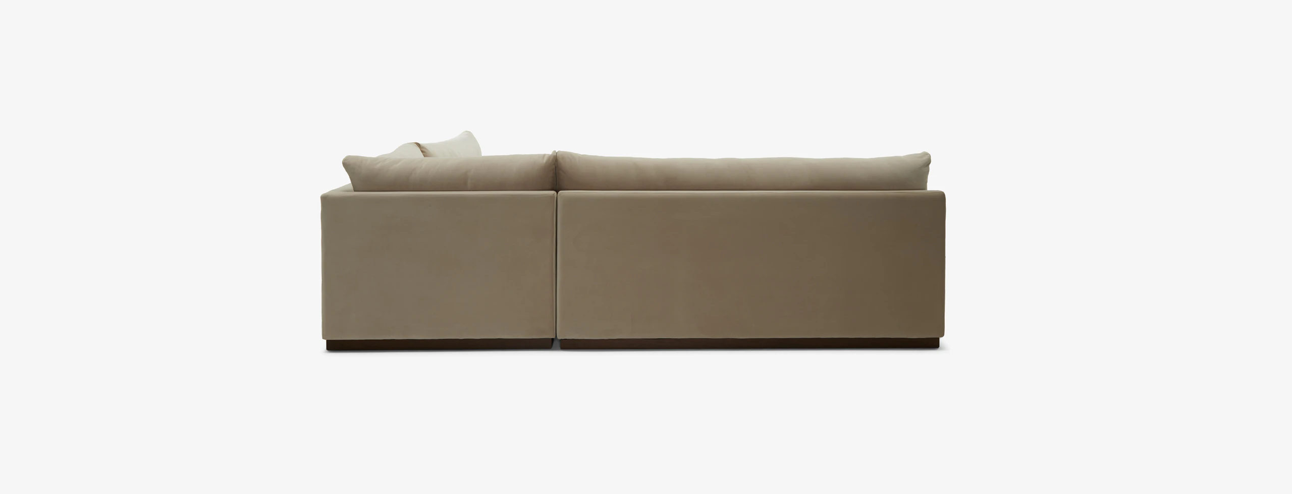 Holt Armless Loveseat Sectional Royale Sand