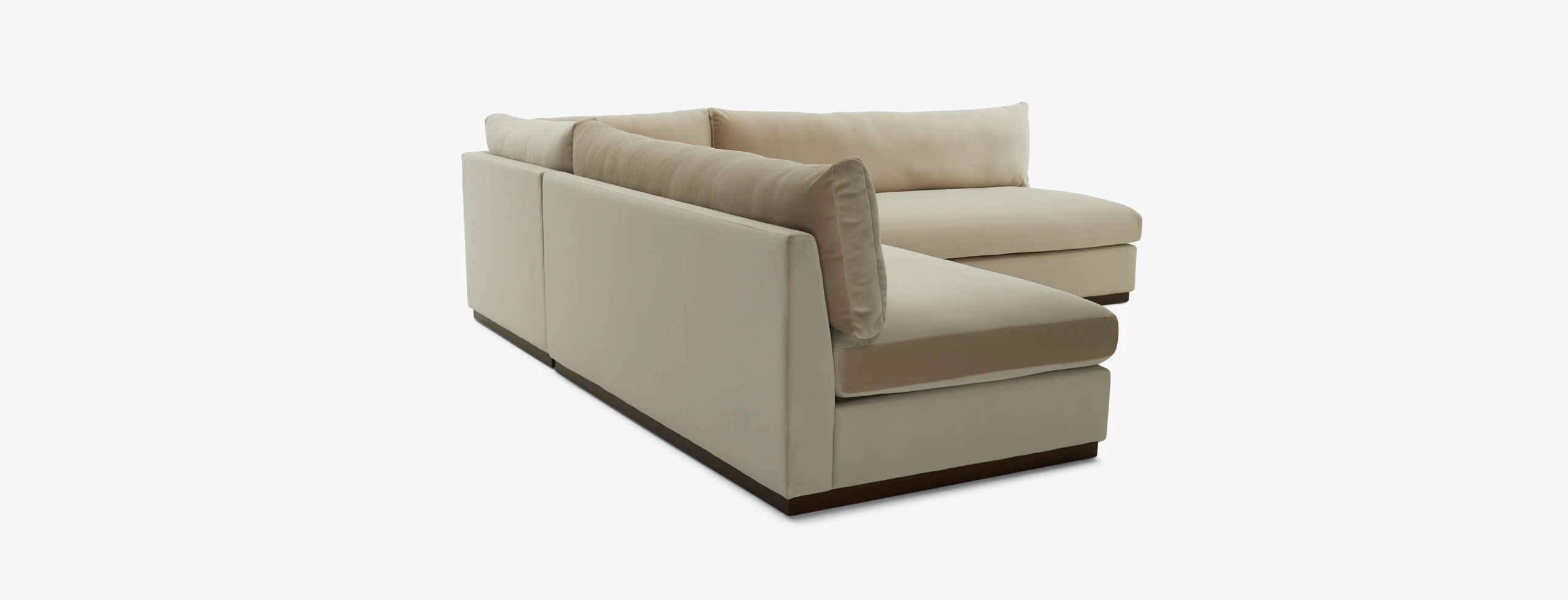 Holt Armless Loveseat Sectional Royale Sand