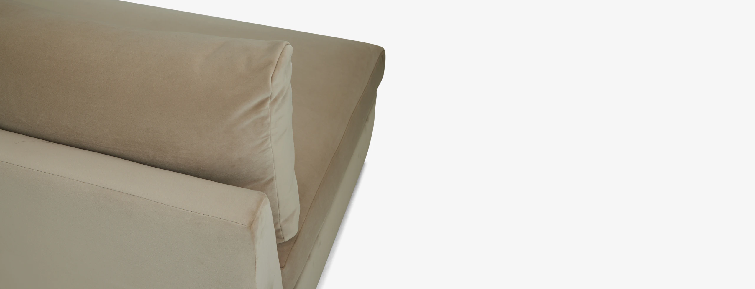 Holt Armless Loveseat Sectional Royale Sand
