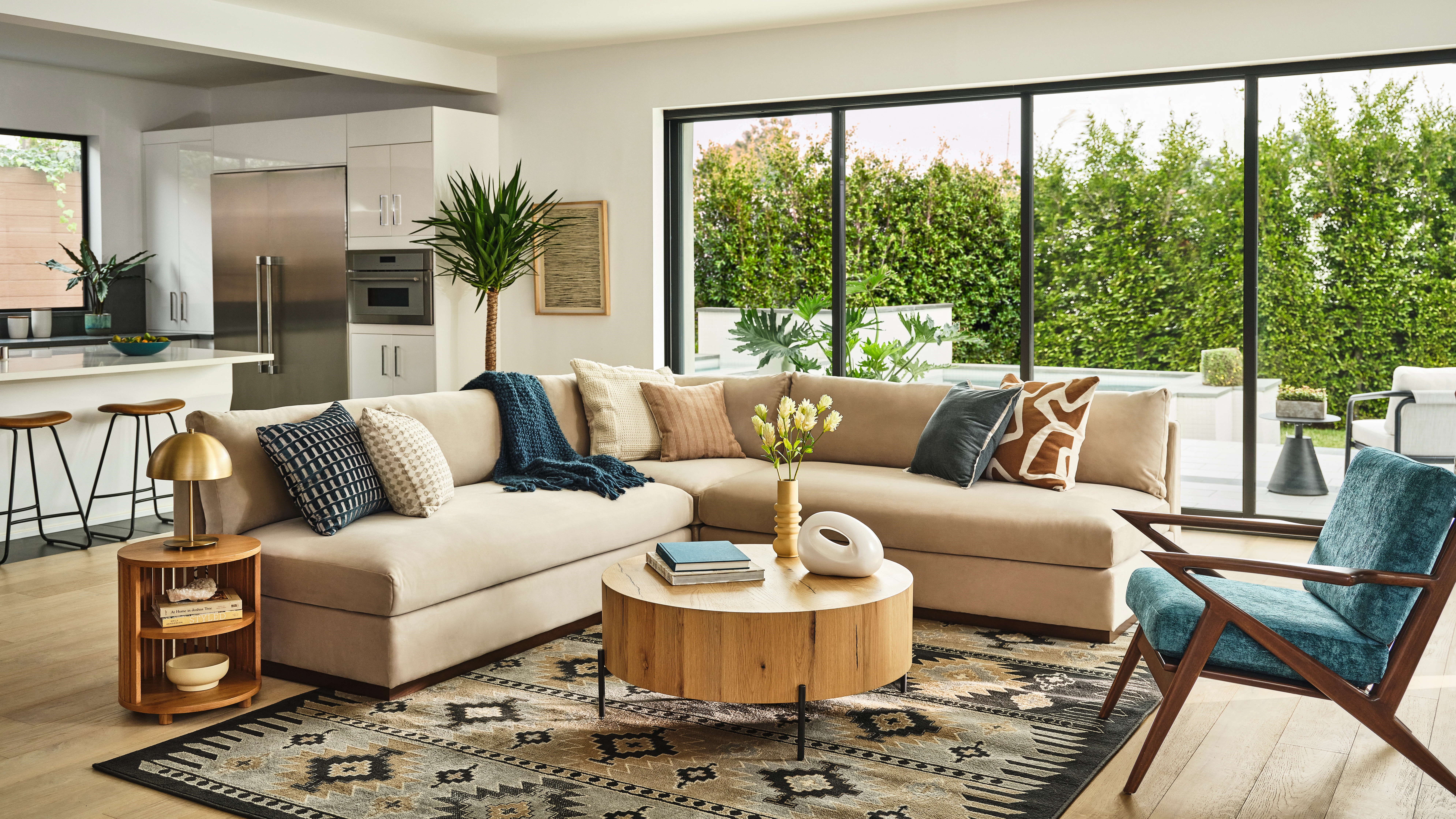 Holt Modular Armless Corner Sectional Royal Sand