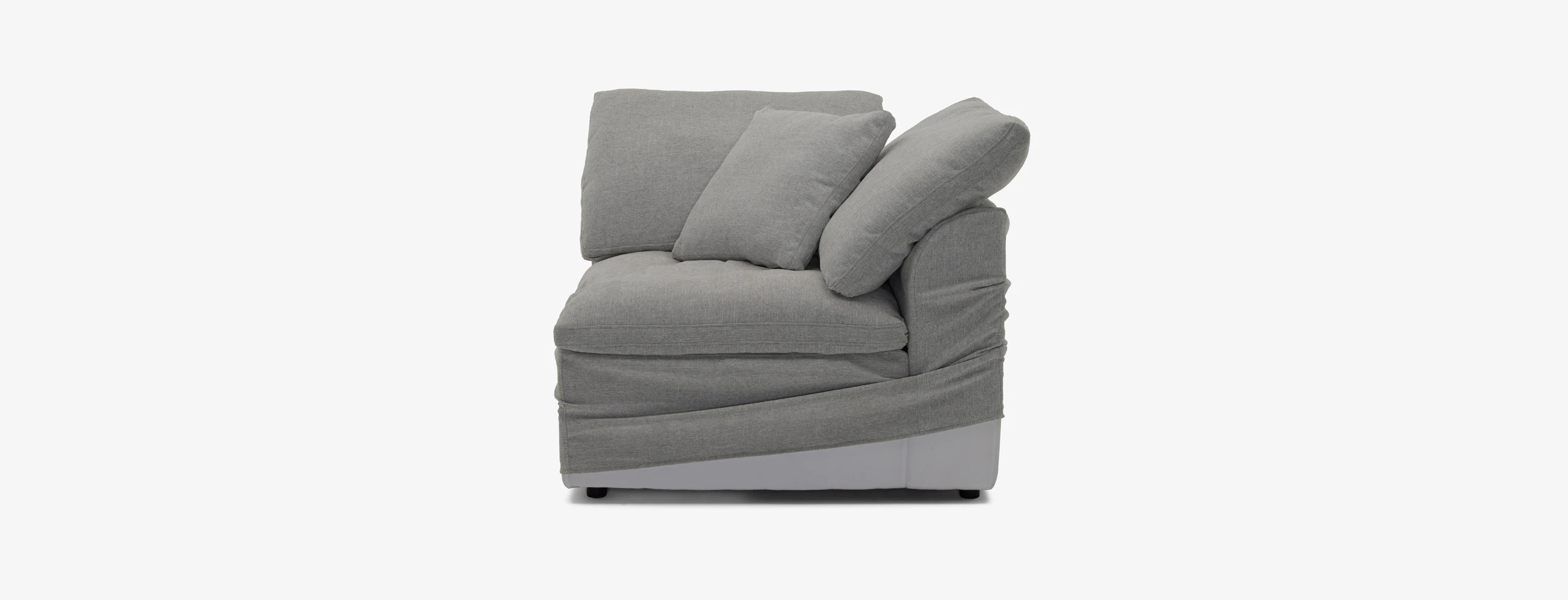 Bryant Slipcovered Corner Chair Milo Dove