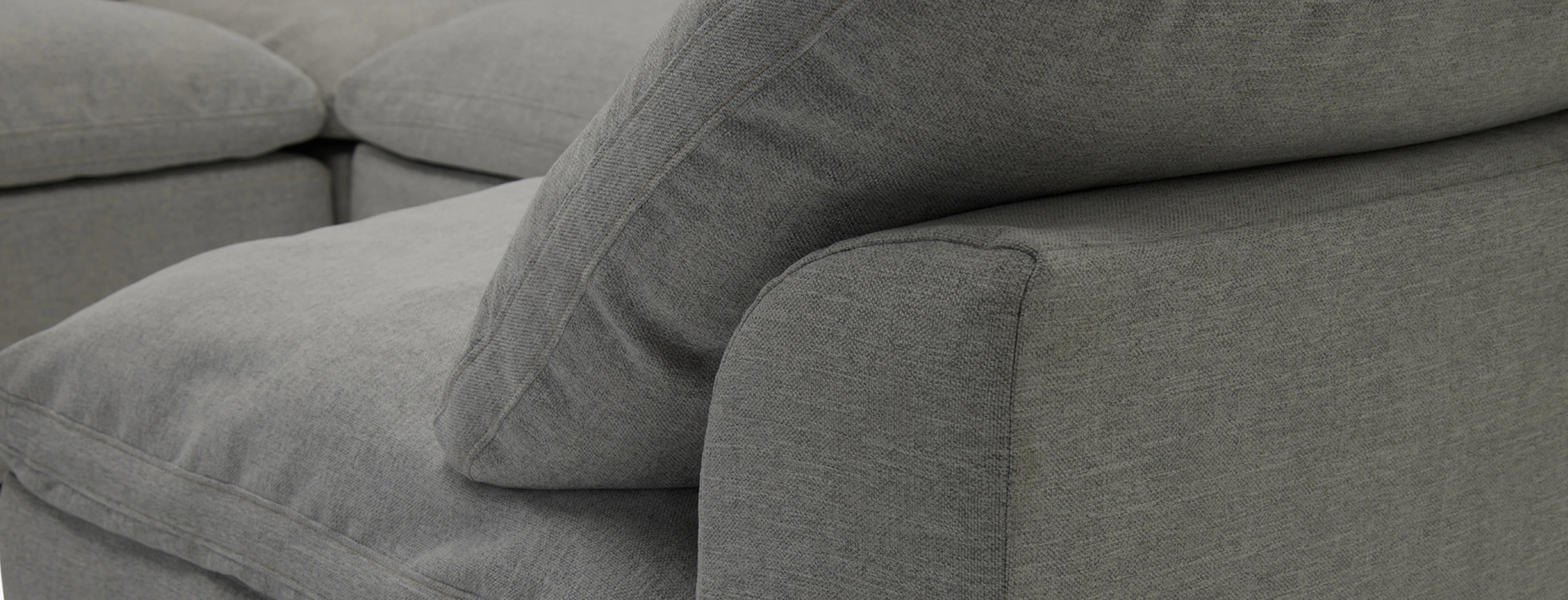 Bryant Slipcovered Modular Sofa Bumper Sectional Milo Dove