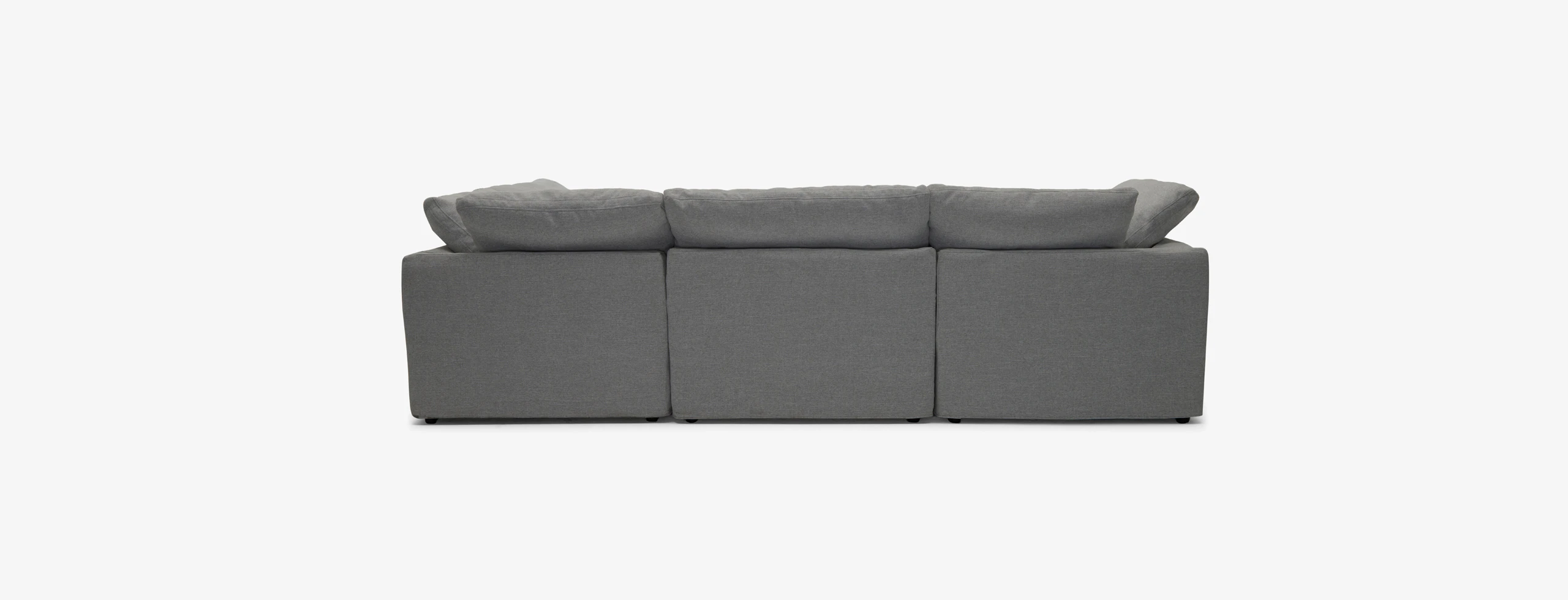 Bryant Slipcovered Modular Sofa Bumper Sectional Milo Dove