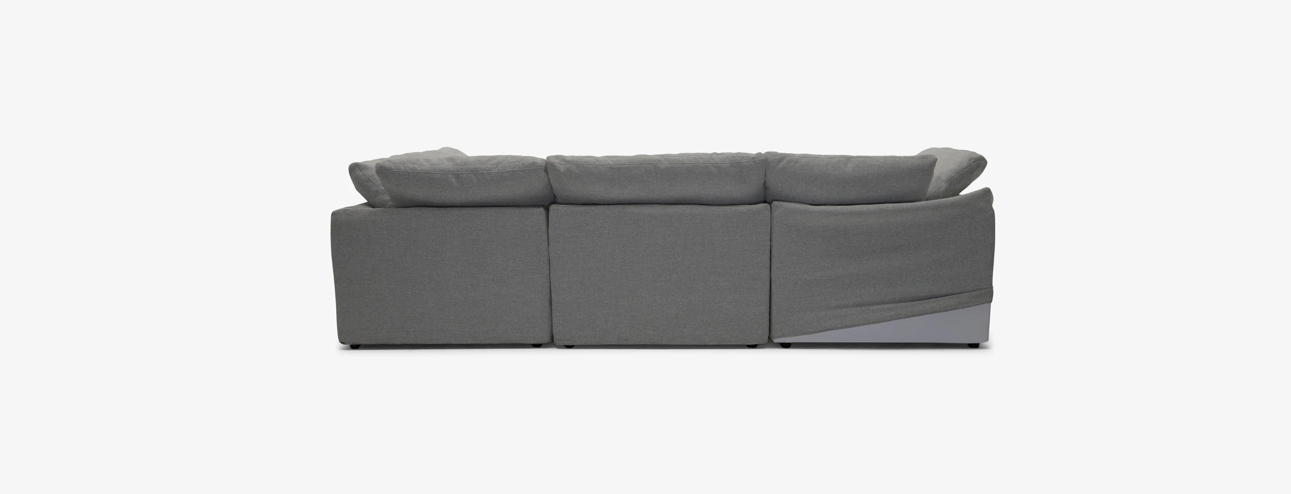 Bryant Slipcovered Modular Sofa Bumper Sectional Milo Dove