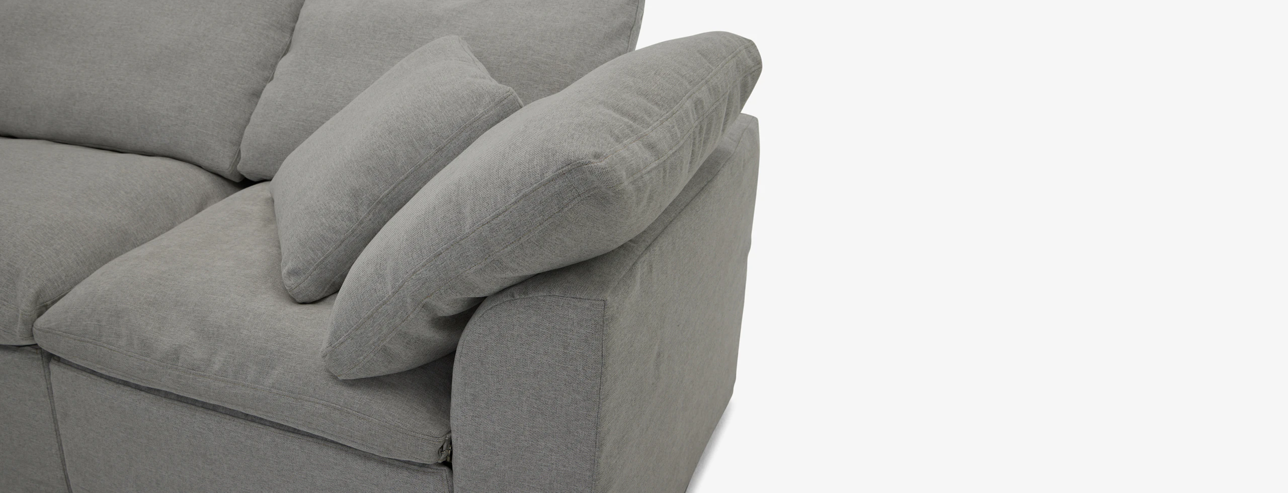 Bryant Slipcovered Modular Sofa Milo Dove