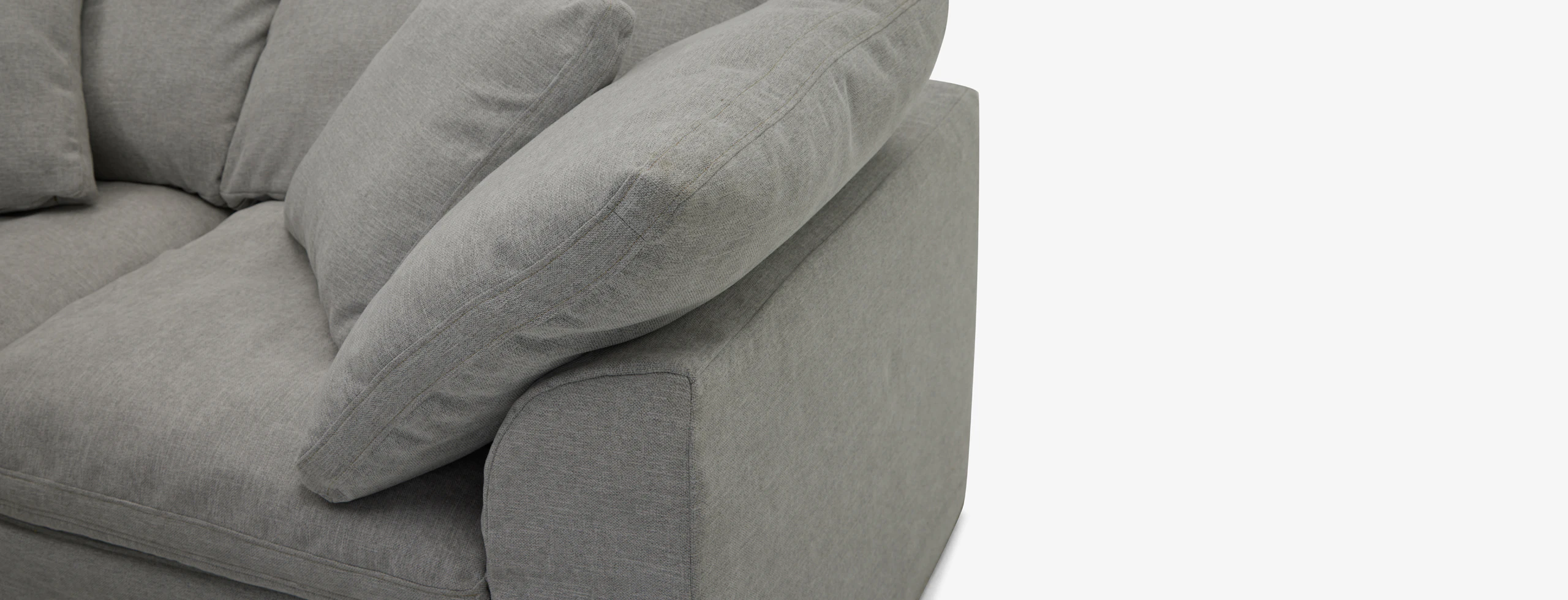 Bryant Slipcovered Modular Loveseat Milo Dove