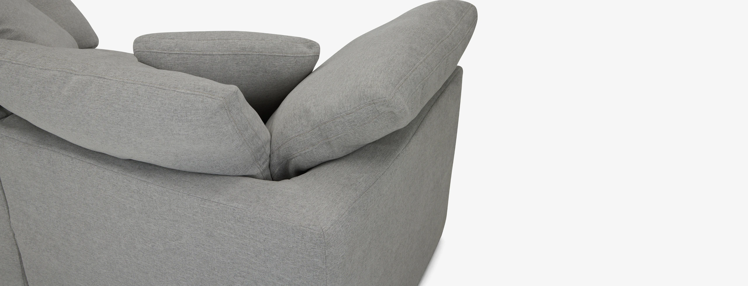 Bryant Slipcovered Modular Loveseat Milo Dove