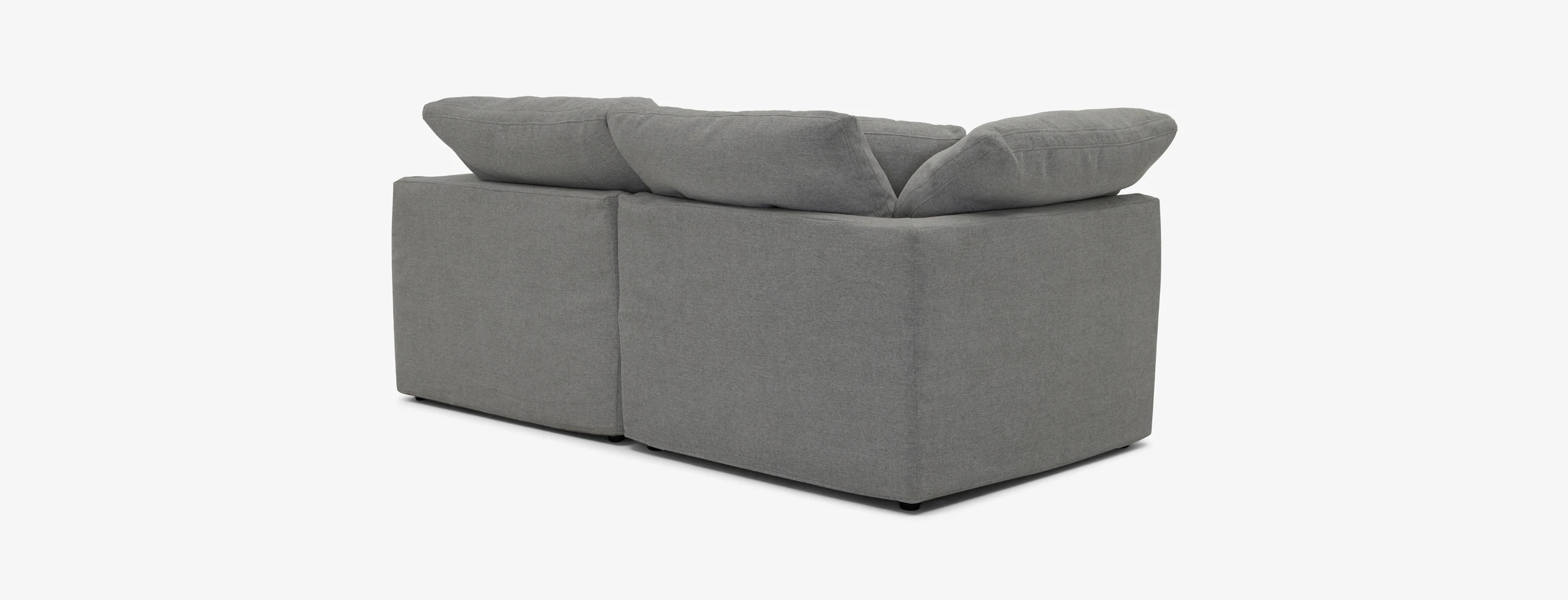 Bryant Slipcovered Modular Loveseat Milo Dove