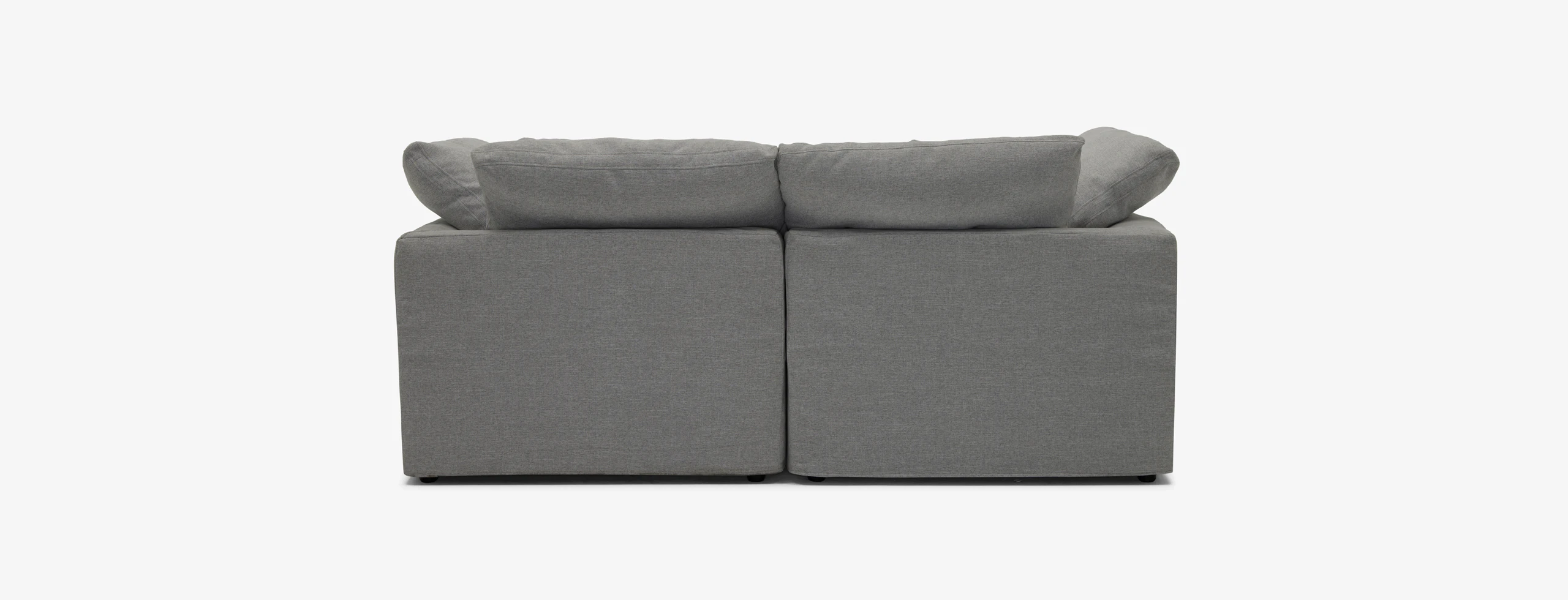 Bryant Slipcovered Modular Loveseat Milo Dove