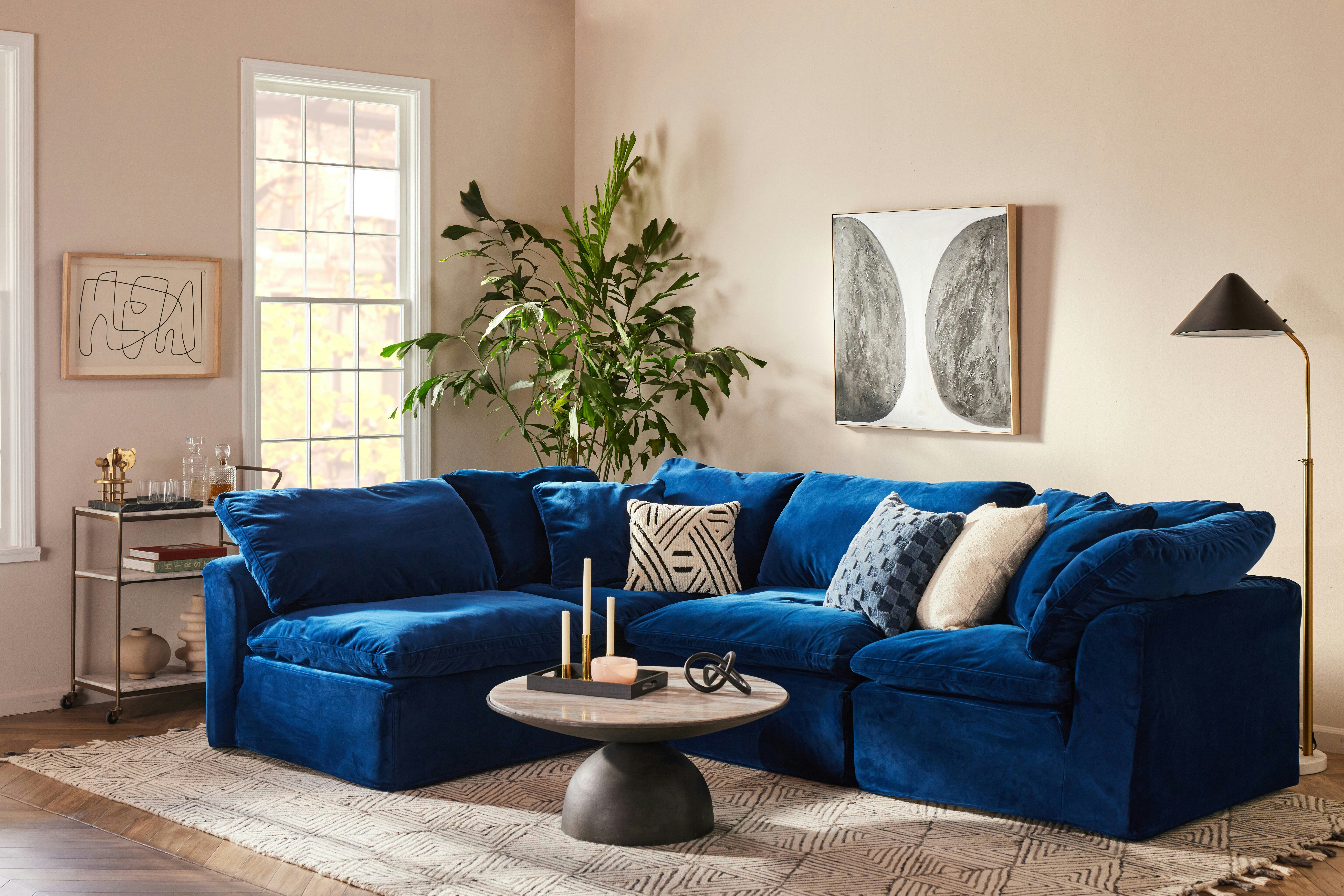 Bryant Slipcovered Modular L-Sectional | Joybird
