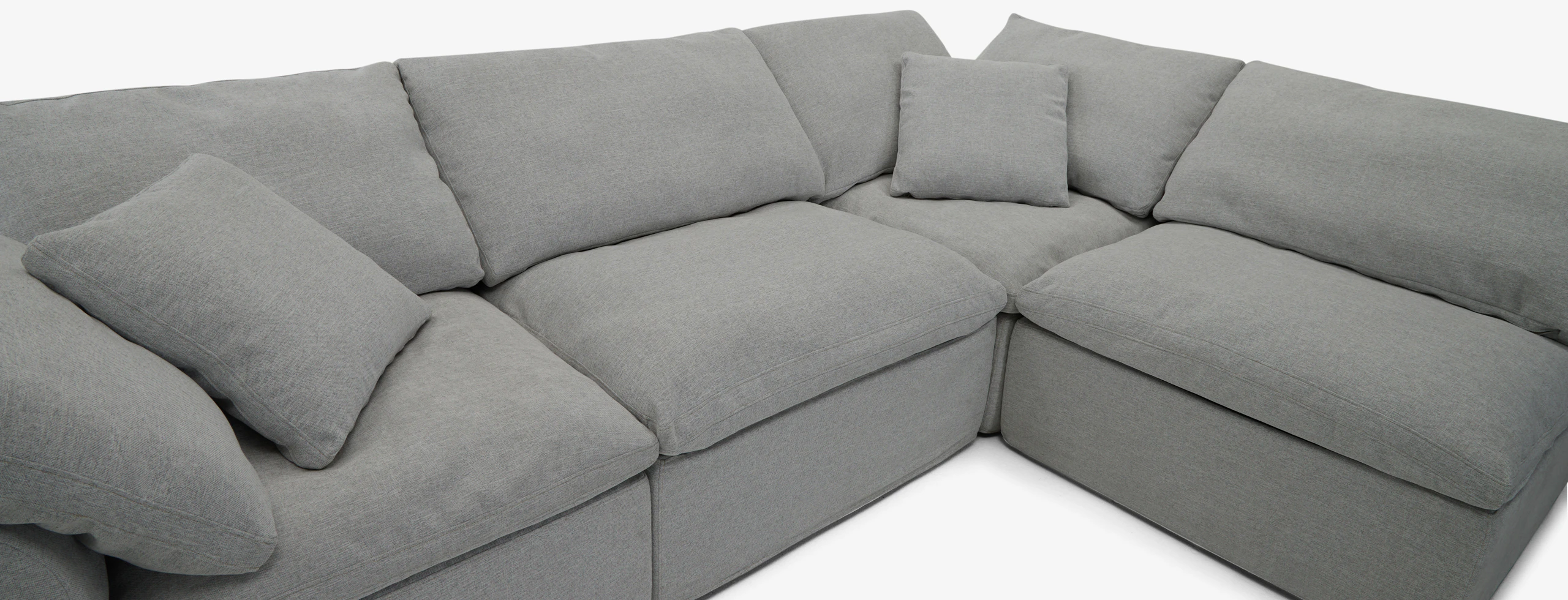 Bryant Slipcovered Modular Sectional Milo Dove
