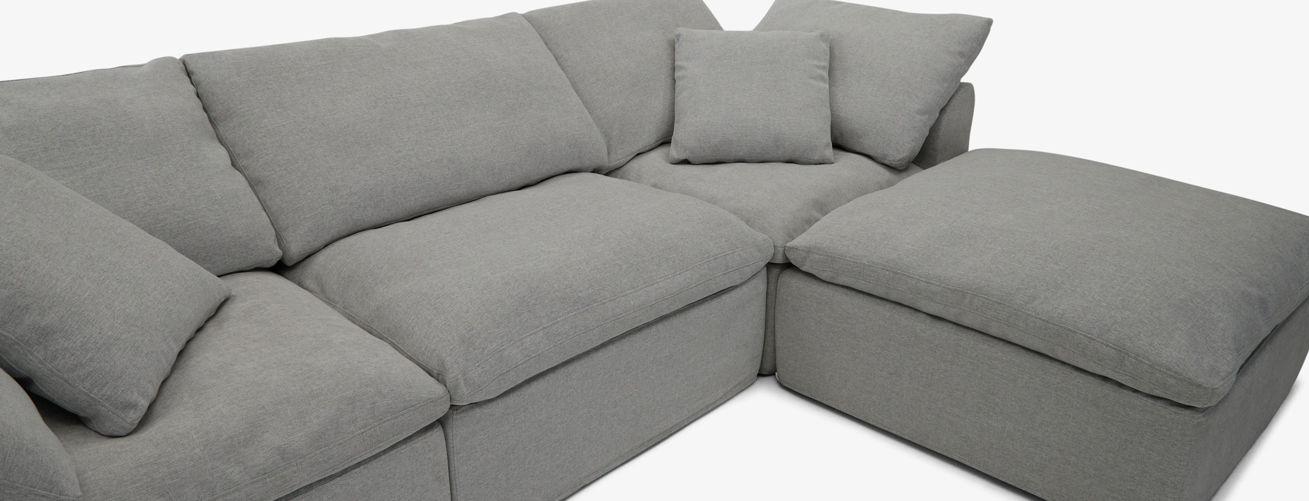 Bryant Slipcovered Modular Sectional Milo Dove
