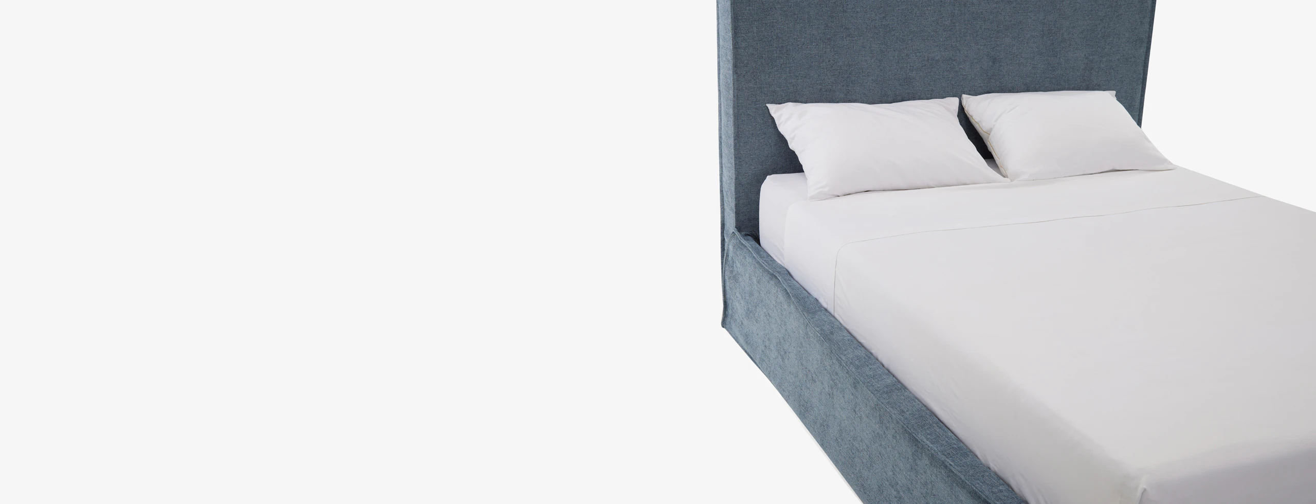 Evette Slipcovered Bed Milo French Blue