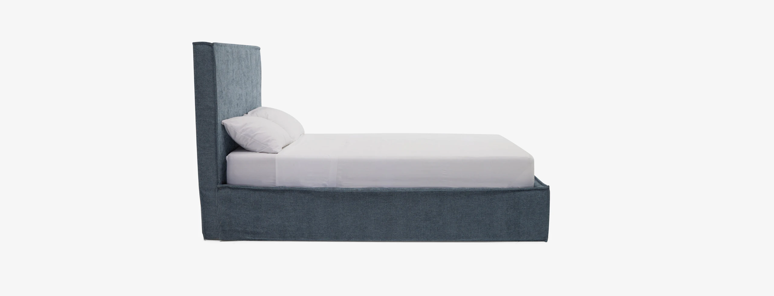 Evette Slipcovered Bed Milo French Blue