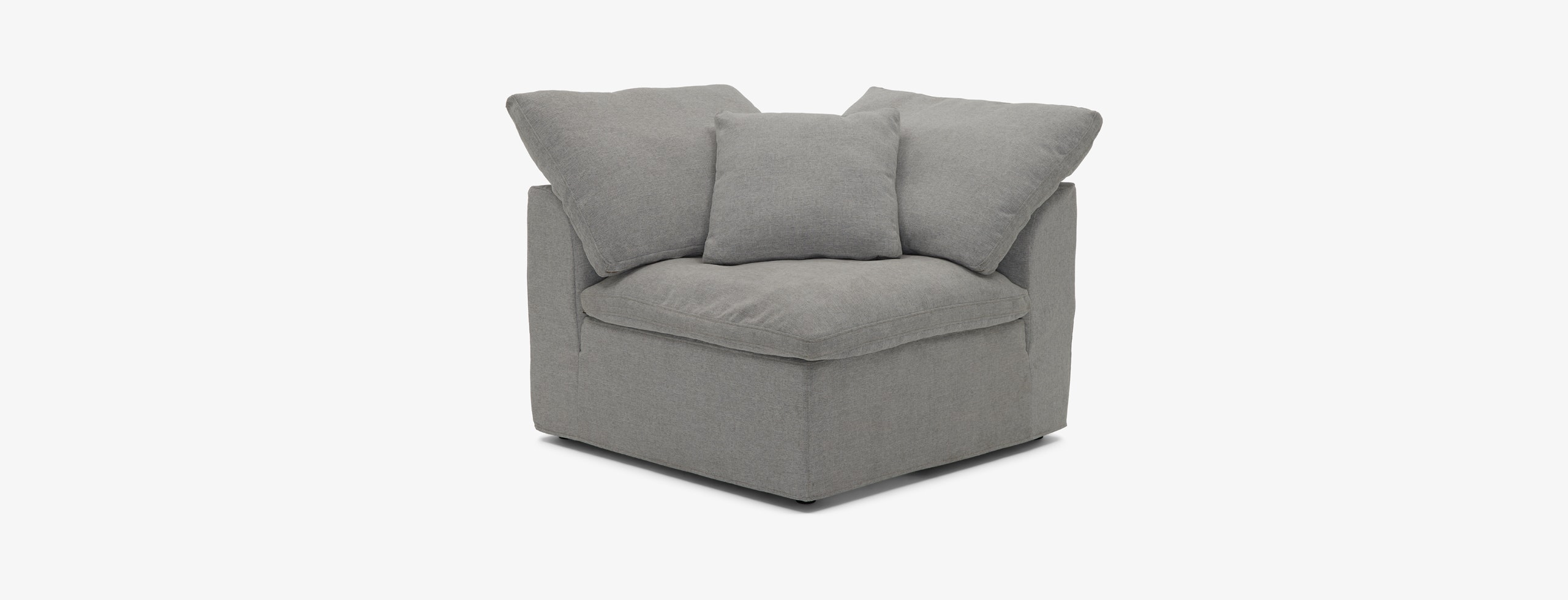 Bryant Slipcovered Corner Chair Milo Dove