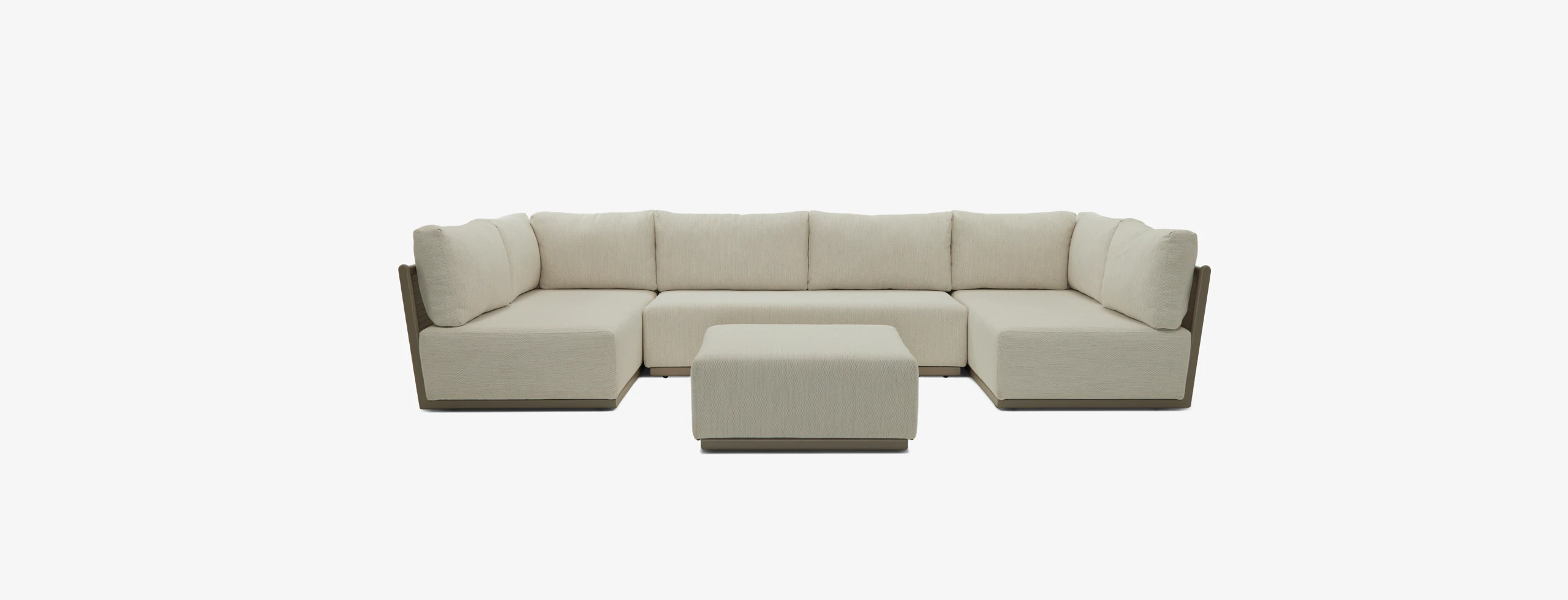 Ojai Outdoor U-Sectional with Ottoman