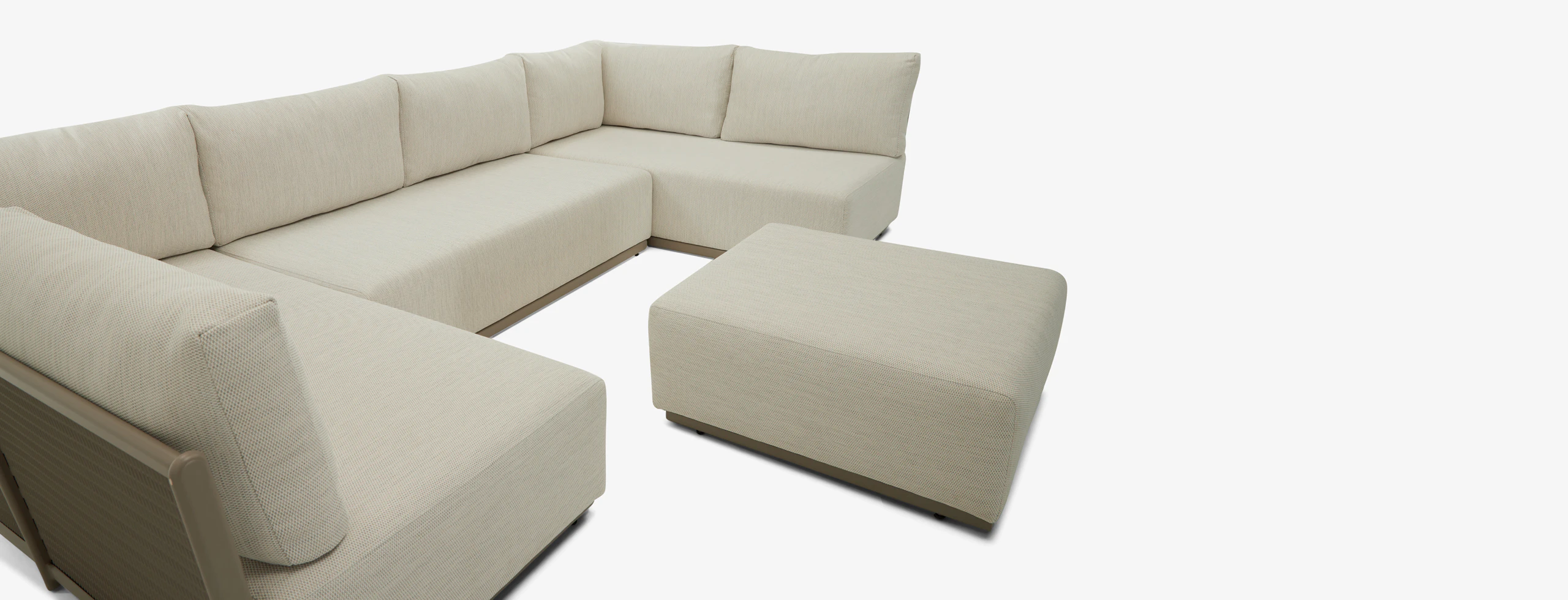 Ojai Outdoor Sectional With Ottoman