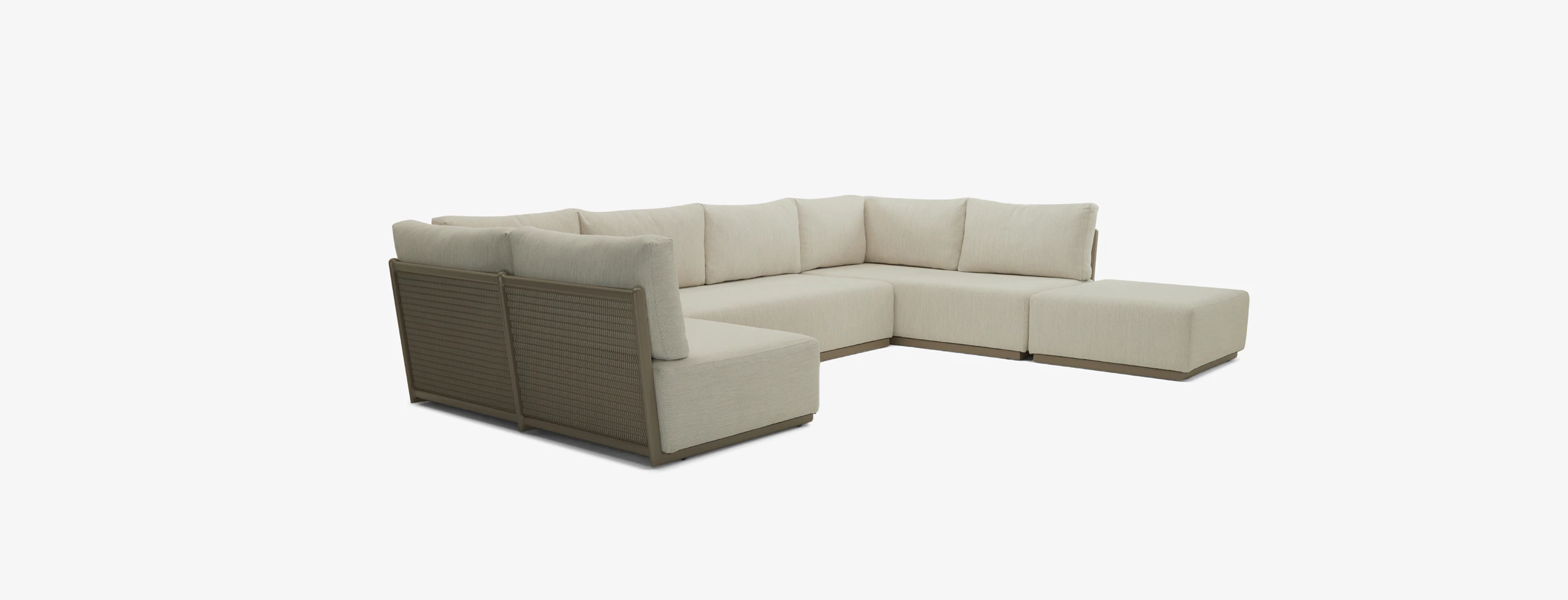 Ojai Outdoor Sectional With Ottoman
