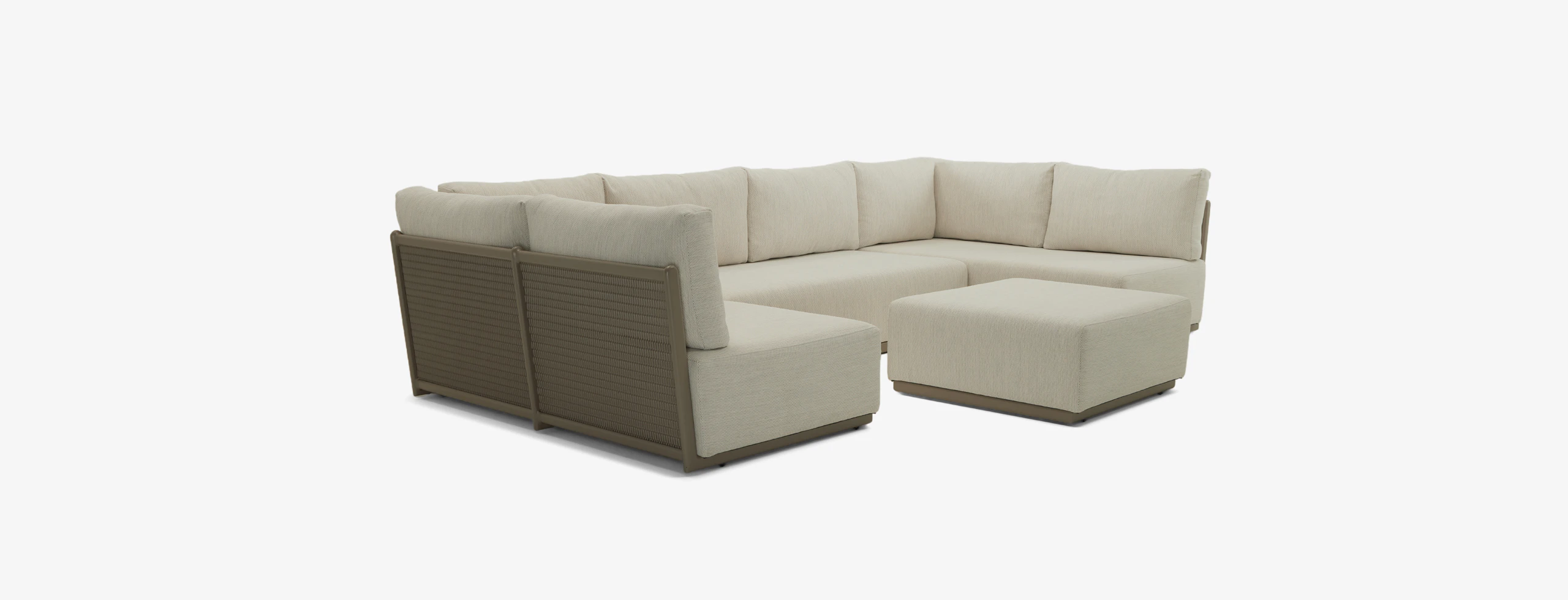 Ojai Outdoor Sectional With Ottoman