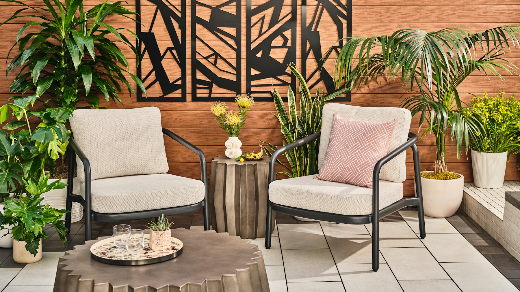 Cia Outdoor Chair Set (Set of 2)