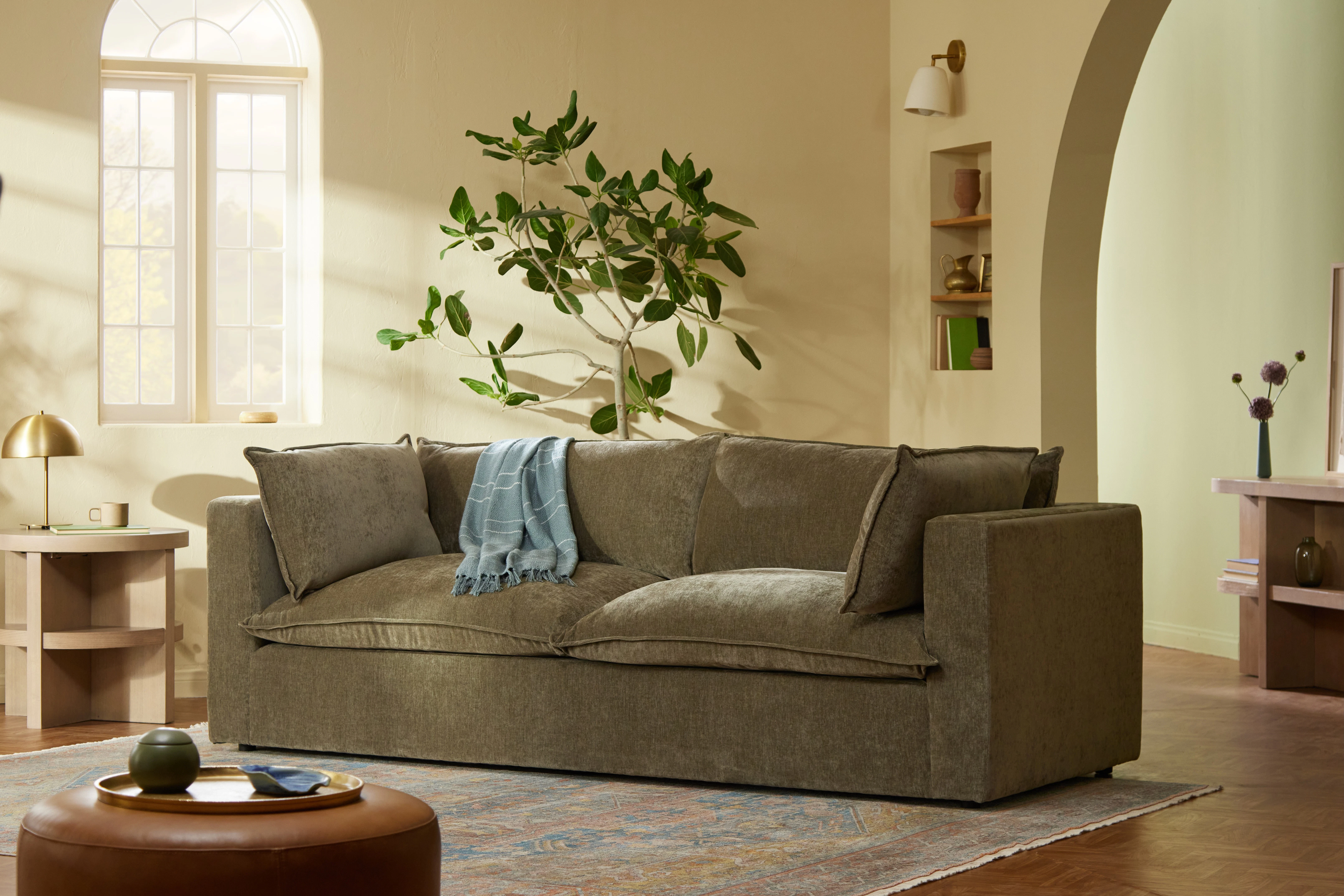 haine sofa kenley spruce