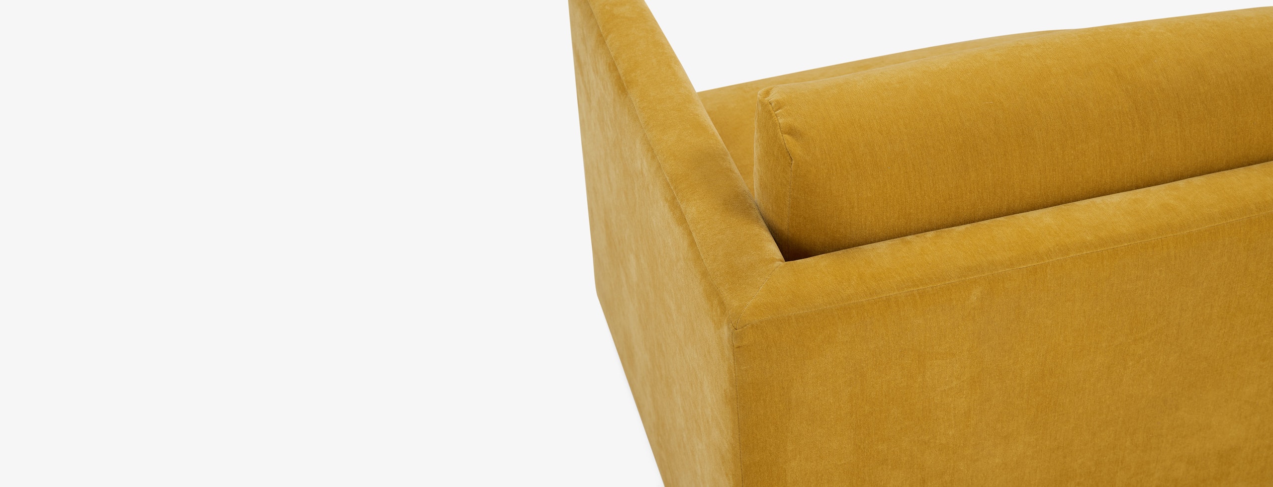 Maurice Single Arm Chair Harper Amber Gold