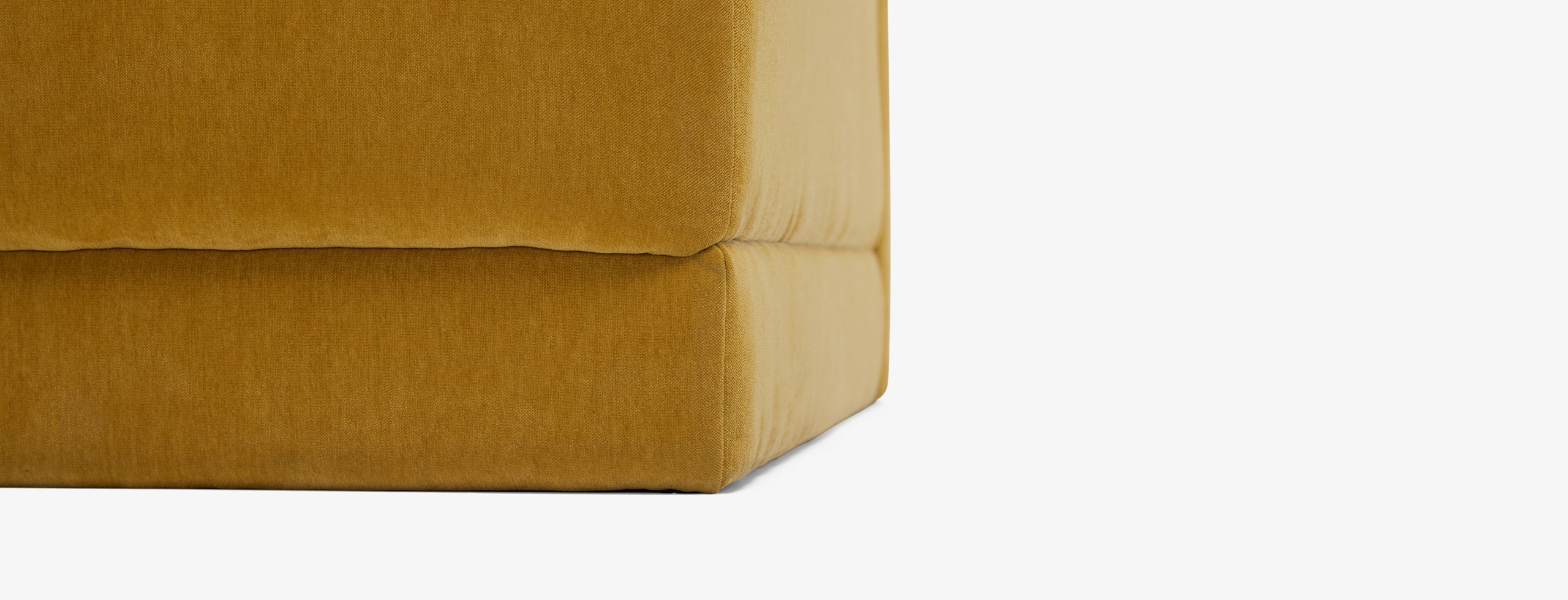 Maurice Armless Chair Harper Amber Gold