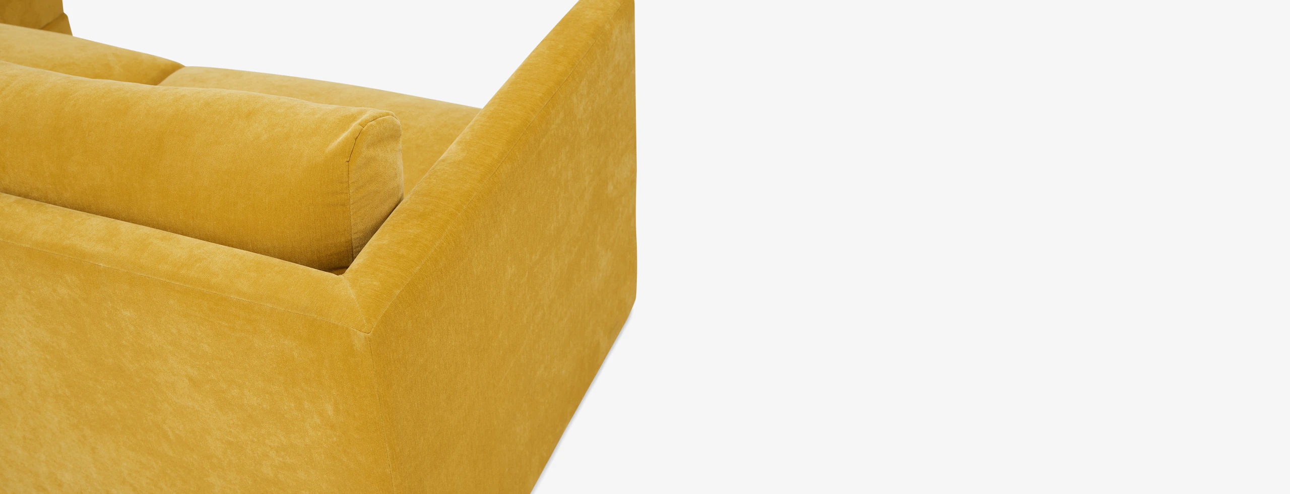 Maurice Modular Chaise Sectional Harper Amber Gold