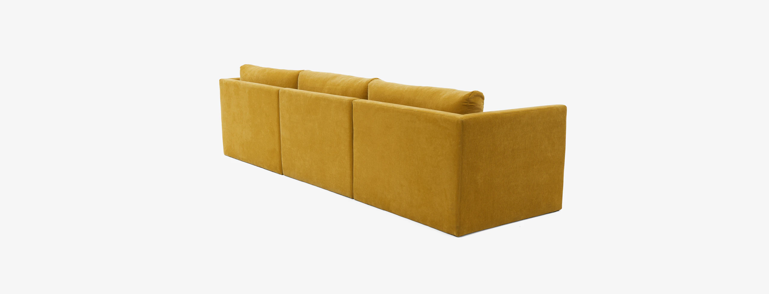 Maurice Modular Chaise Sectional Harper Amber Gold