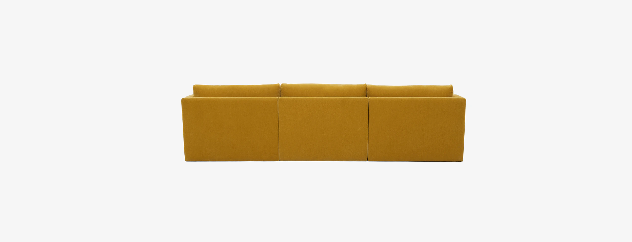 Maurice Modular Chaise Sectional Harper Amber Gold