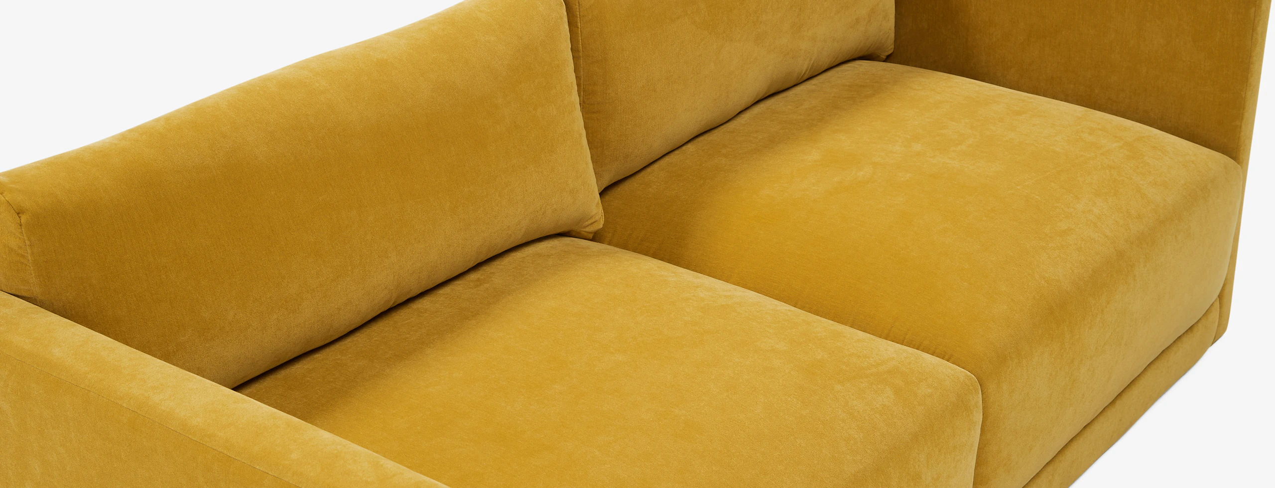 Maurice Modular Loveseat Harper Amber Gold