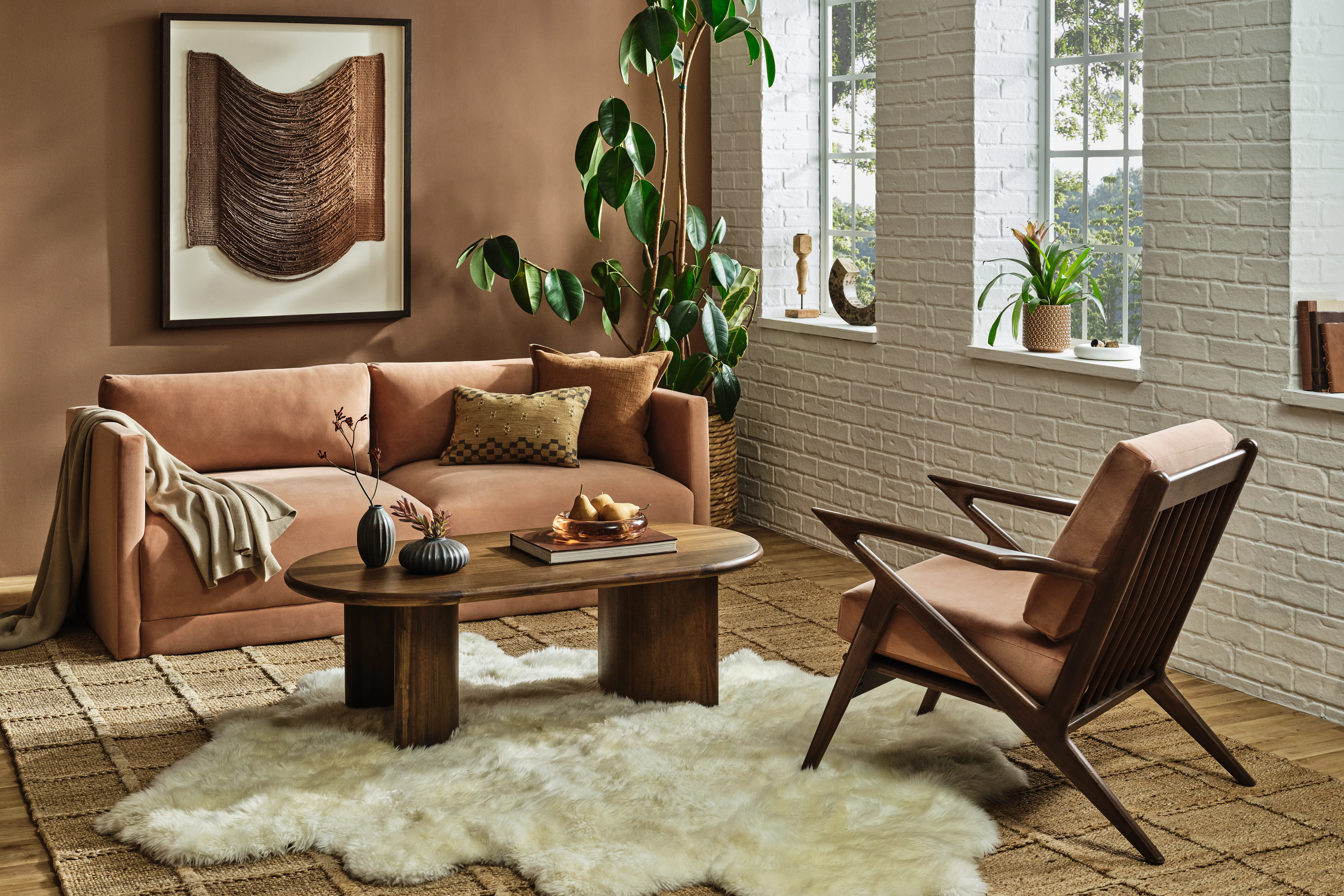 Maurice Modular Loveseat Royal Mocha