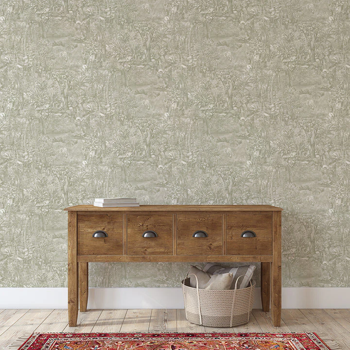 Subtropical Wallpaper Sage