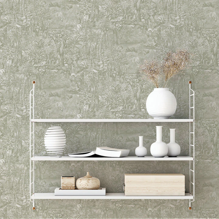 Subtropical Wallpaper Sage