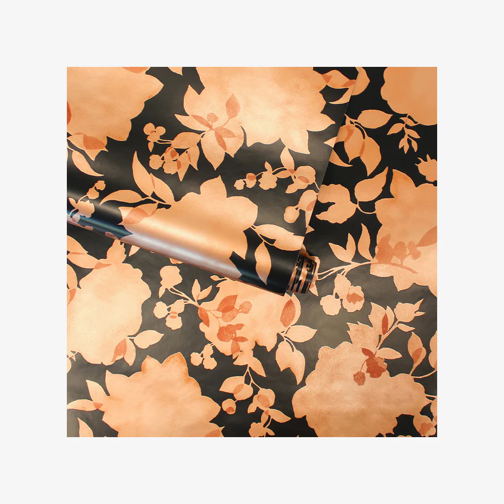Botanical Copper Wallpaper
