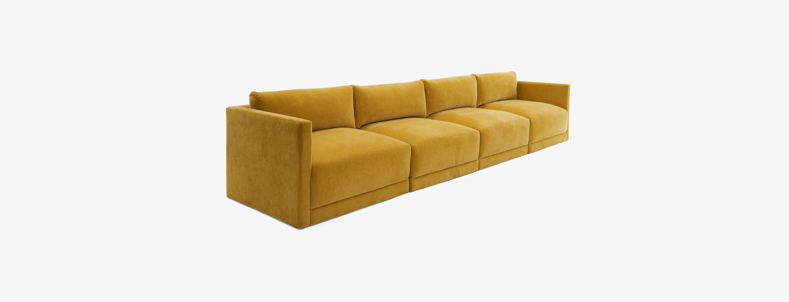 Maurice Modular Grand Sofa Harper Amber Gold