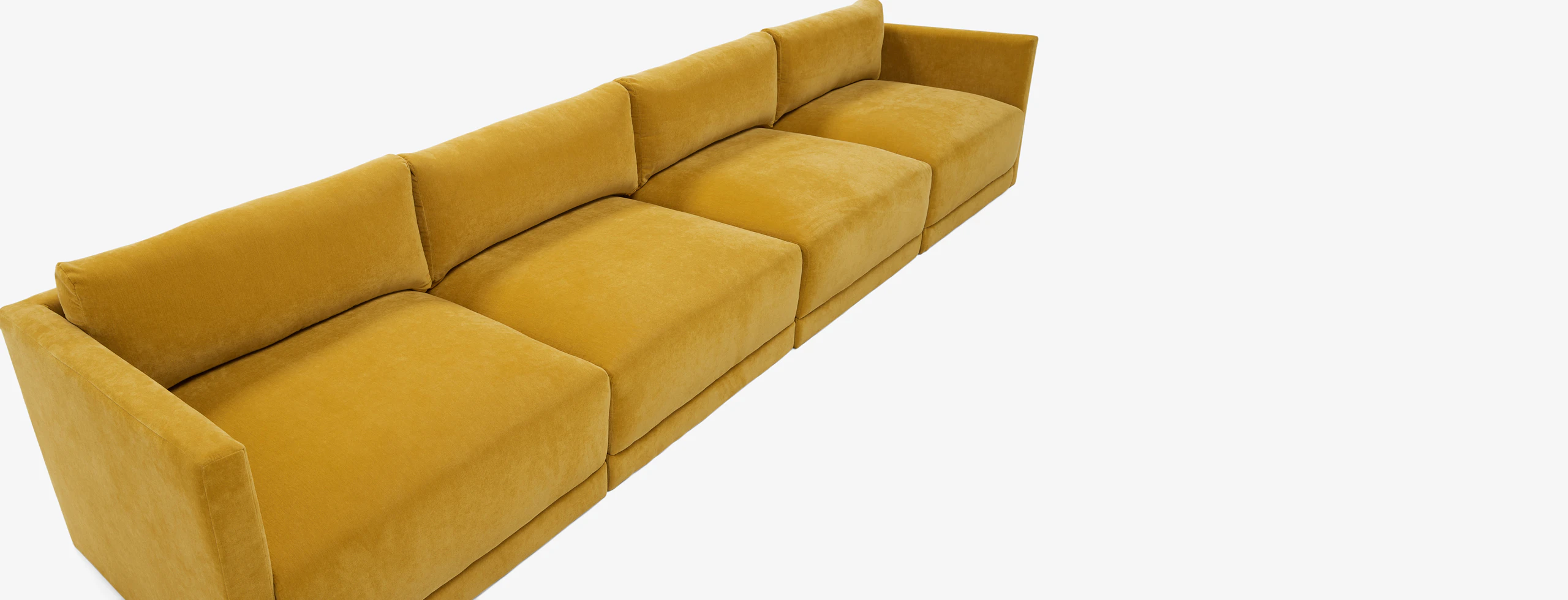 Maurice Modular Grand Sofa Harper Amber Gold